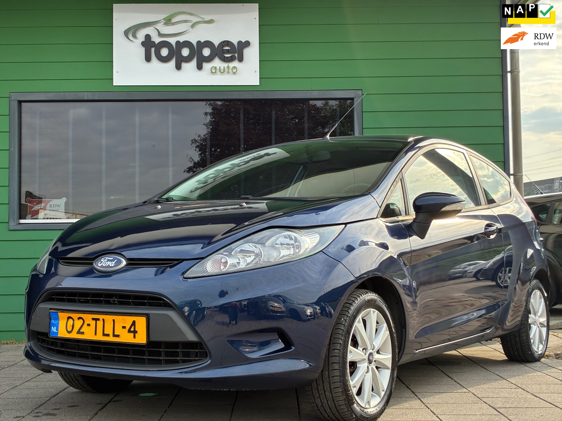 Ford Fiesta 1.25 Trend|Airco|Elektr.ramen|LM-Velgen|Nieuwe APK|NAP| 2012 - voorkant
