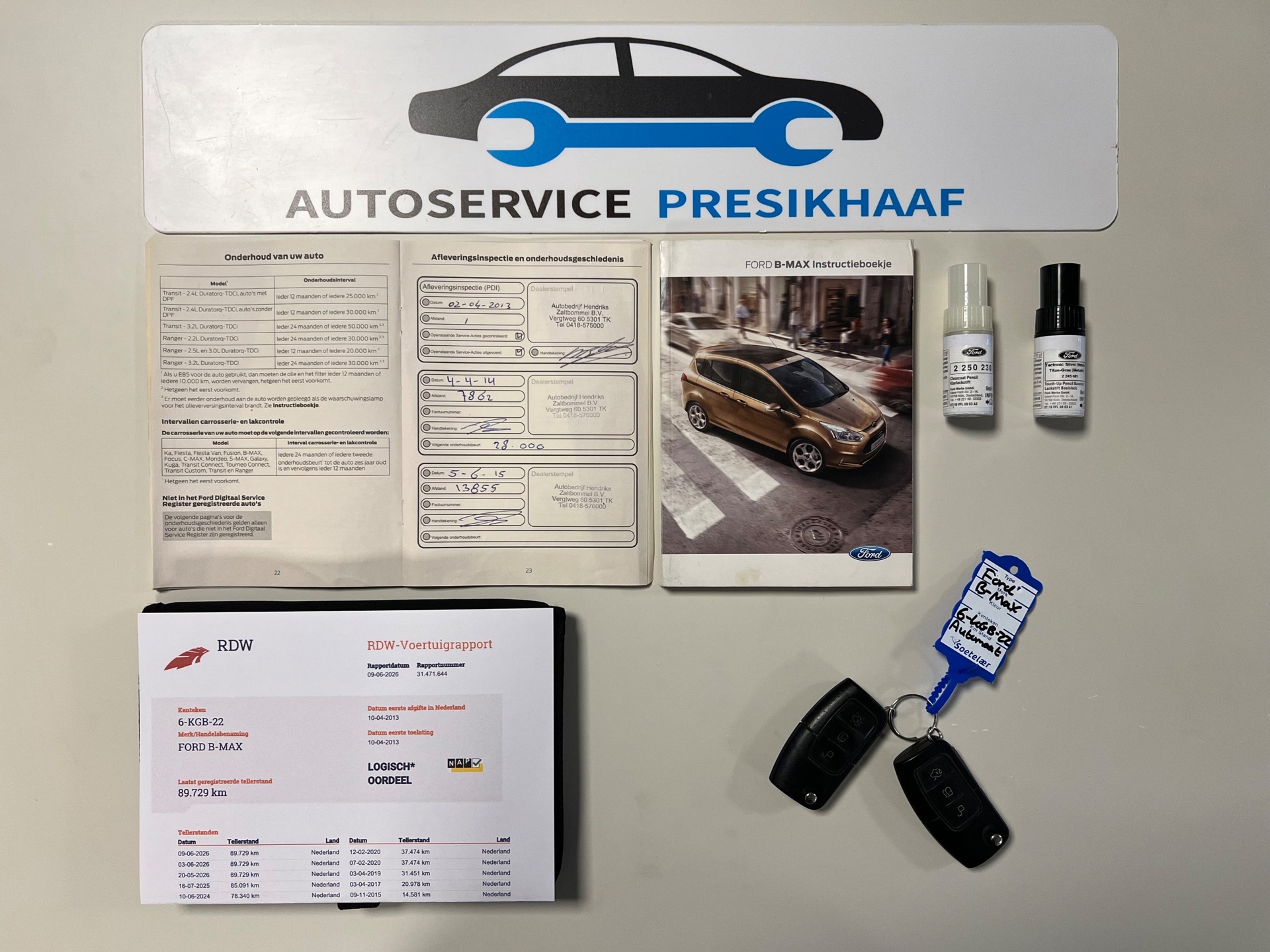 Foto van Ford B-max