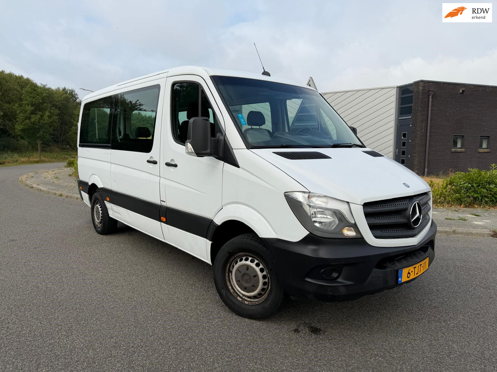 Mercedes-Benz Sprinter 316 NGT 1.8 366 Benzine / LPG |Geel kenteken | EX BTW | BPM Vrij 2014 - voorkant
