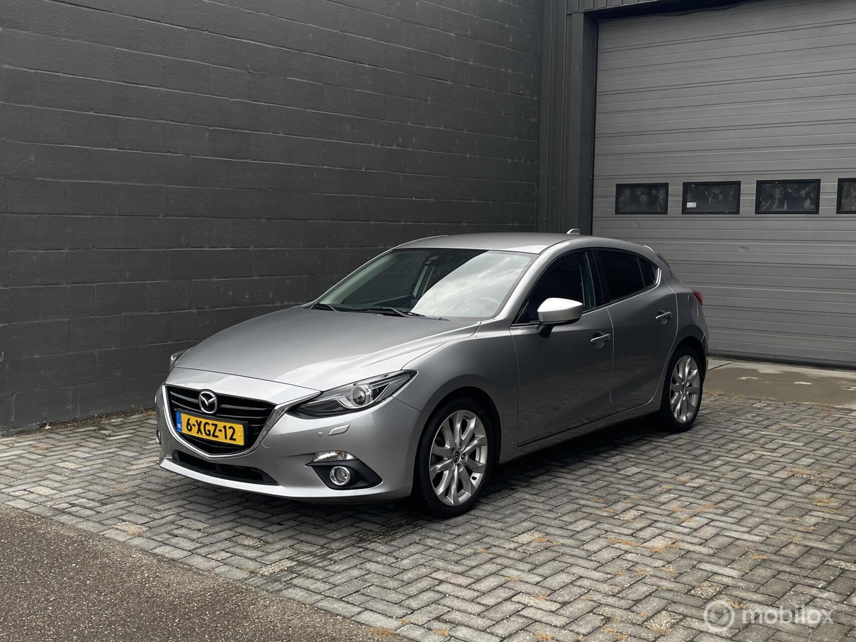 Mazda Mazda3 2.0 GT-M, Leder, Navigatie, Parkeersensoren, Bose sound 2014 - voorkant