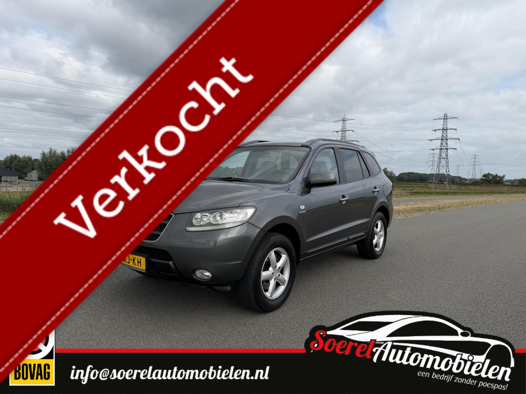 Hyundai Santa Fe 2.7i V6 4WD Style,AUTOMAAT 2007 - voorkant