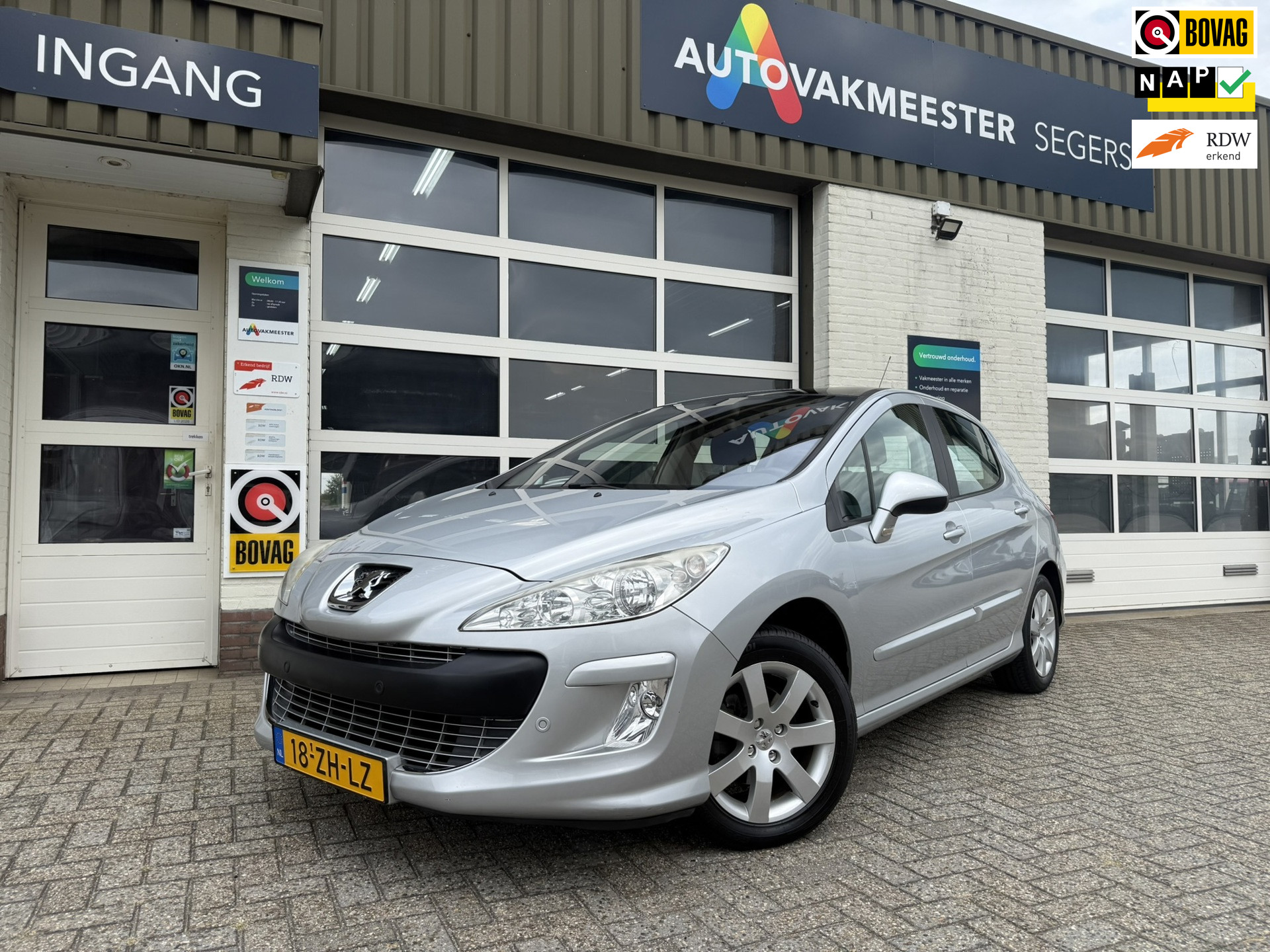 Peugeot 308 1.6 THP XT|Automaat|Trekhaak|Clima|Pano| 2008 - voorkant