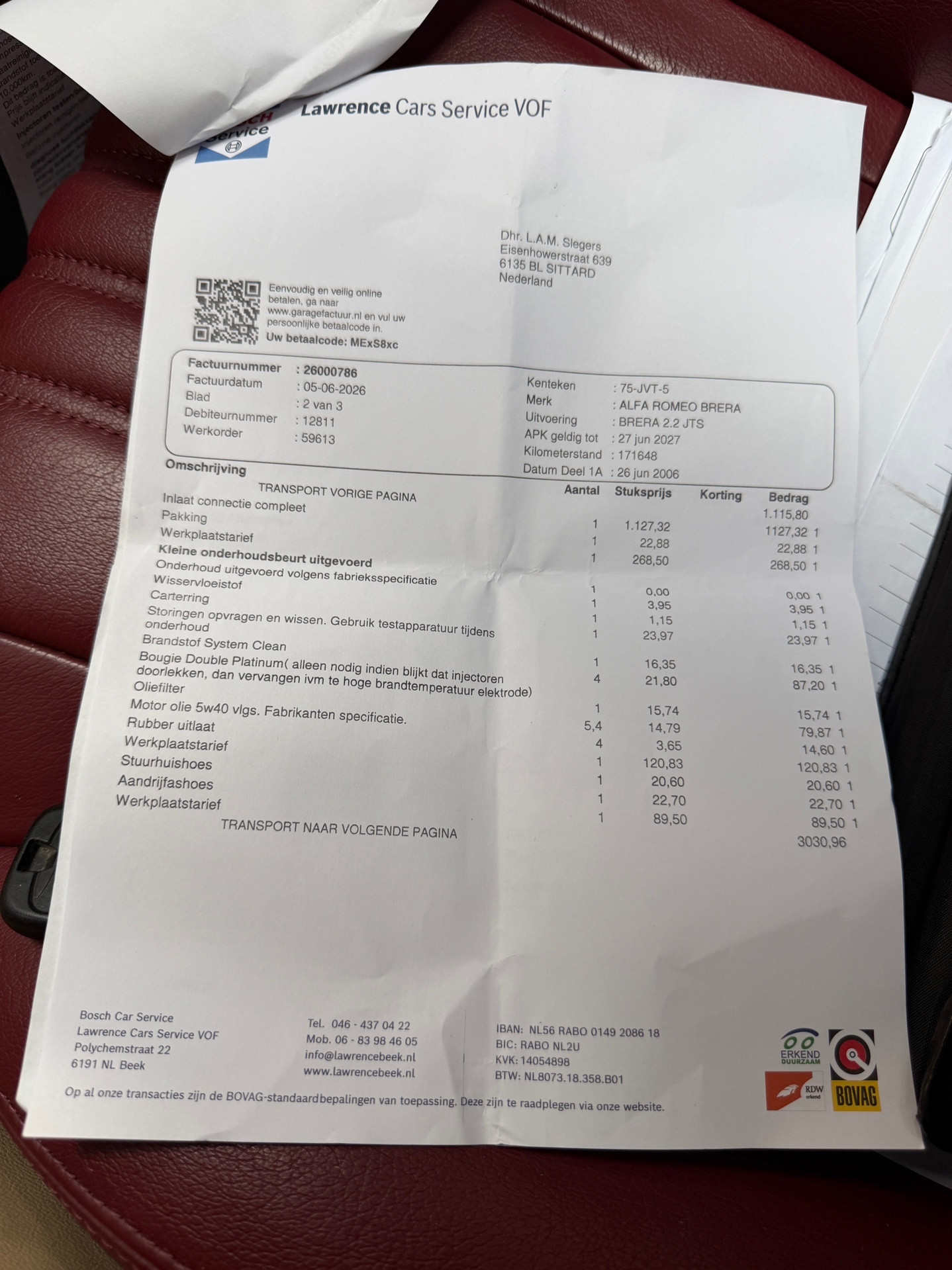 Foto van Alfa Romeo Alfa Brera