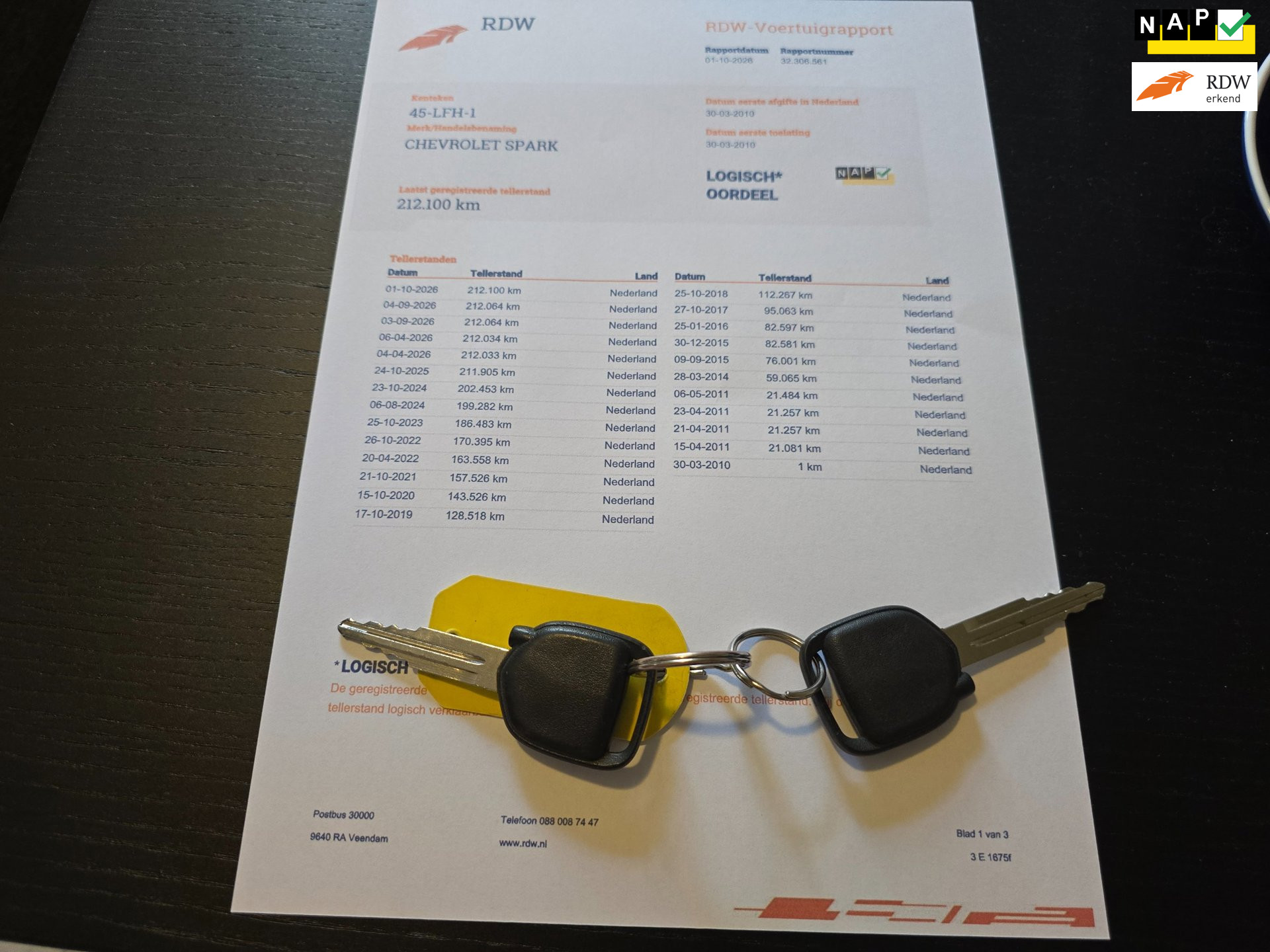 Foto van Chevrolet Spark