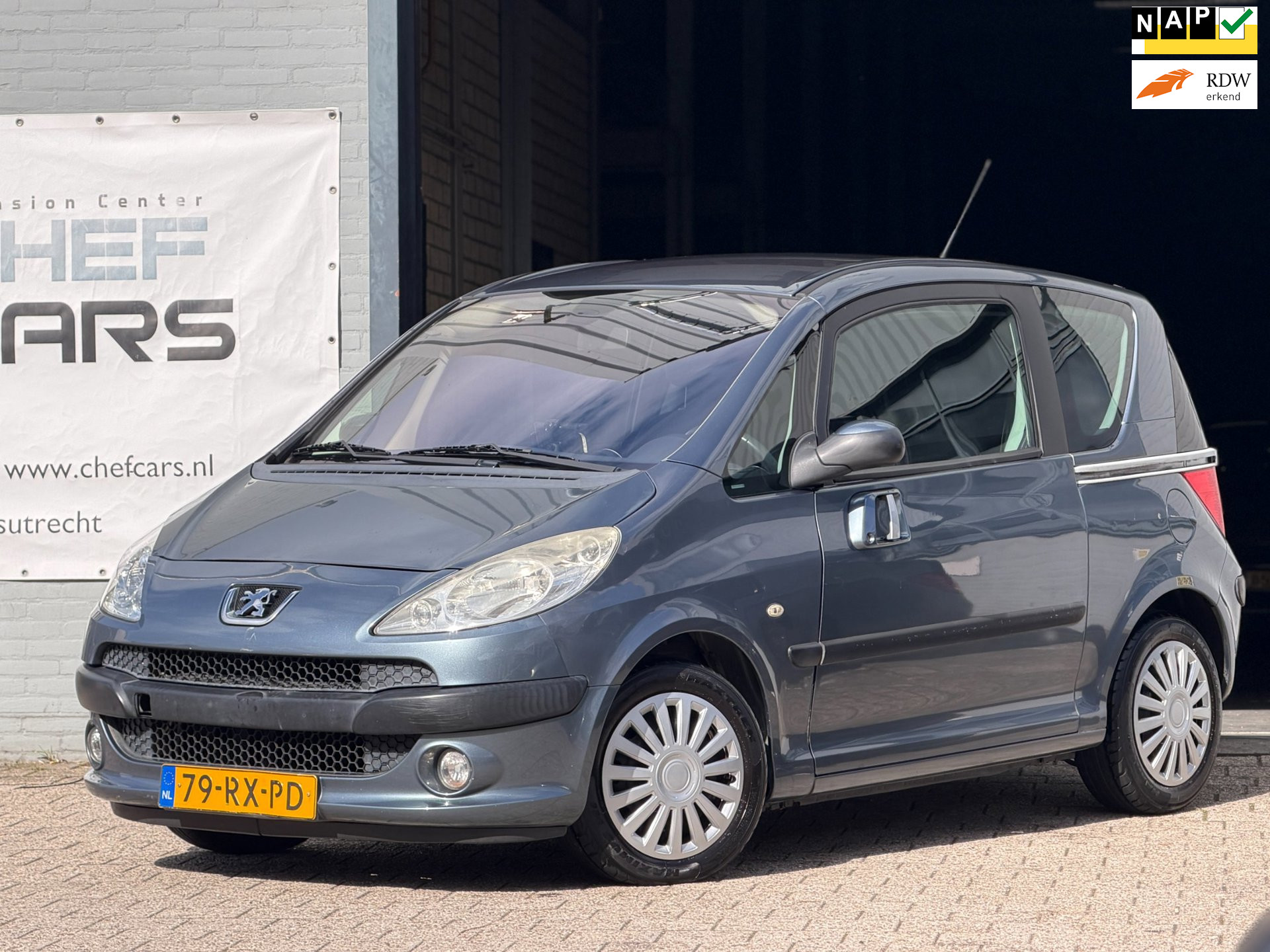 Peugeot 1007 1.6|NAP|AUTOMAAT|AIRCO|DISTRIBUTIEVV|BLUETOOTH! 2005 - voorkant