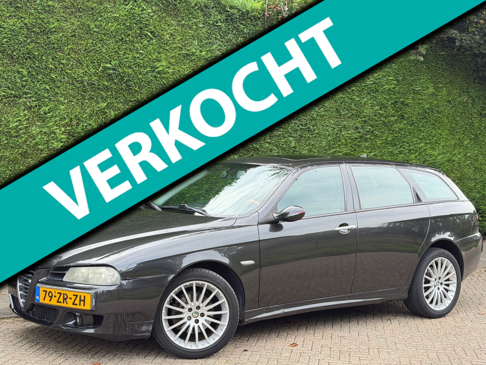Alfa Romeo Alfa Romeo 156 Sport Wagon 2.0 JTS RIJDGOED/INRUILER/AIRCO/APK 2004 - voorkant