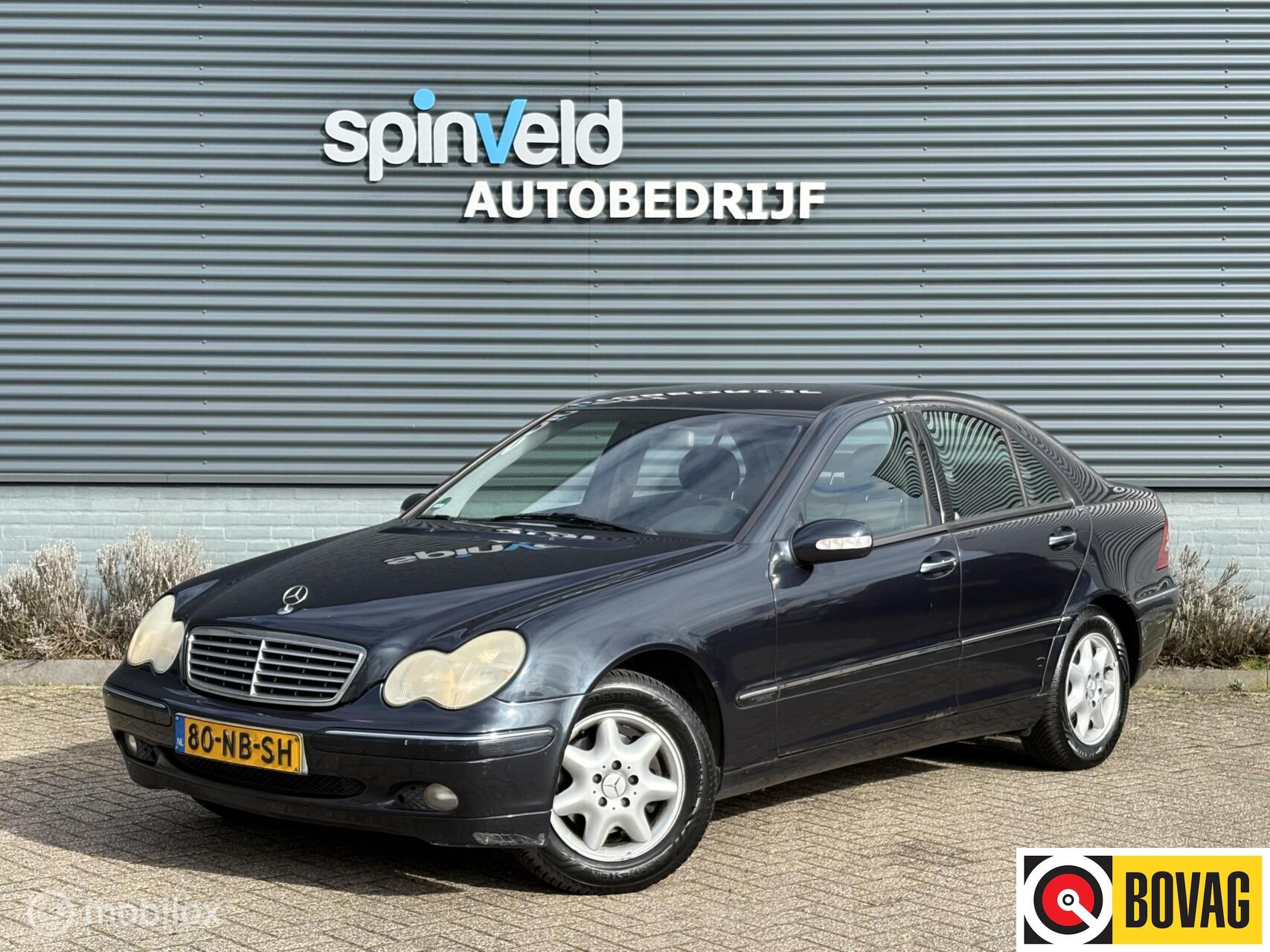 Mercedes-Benz C 200 Kompressor 200 K. Avantgarde - Automaat - Nap - 2003 - voorkant