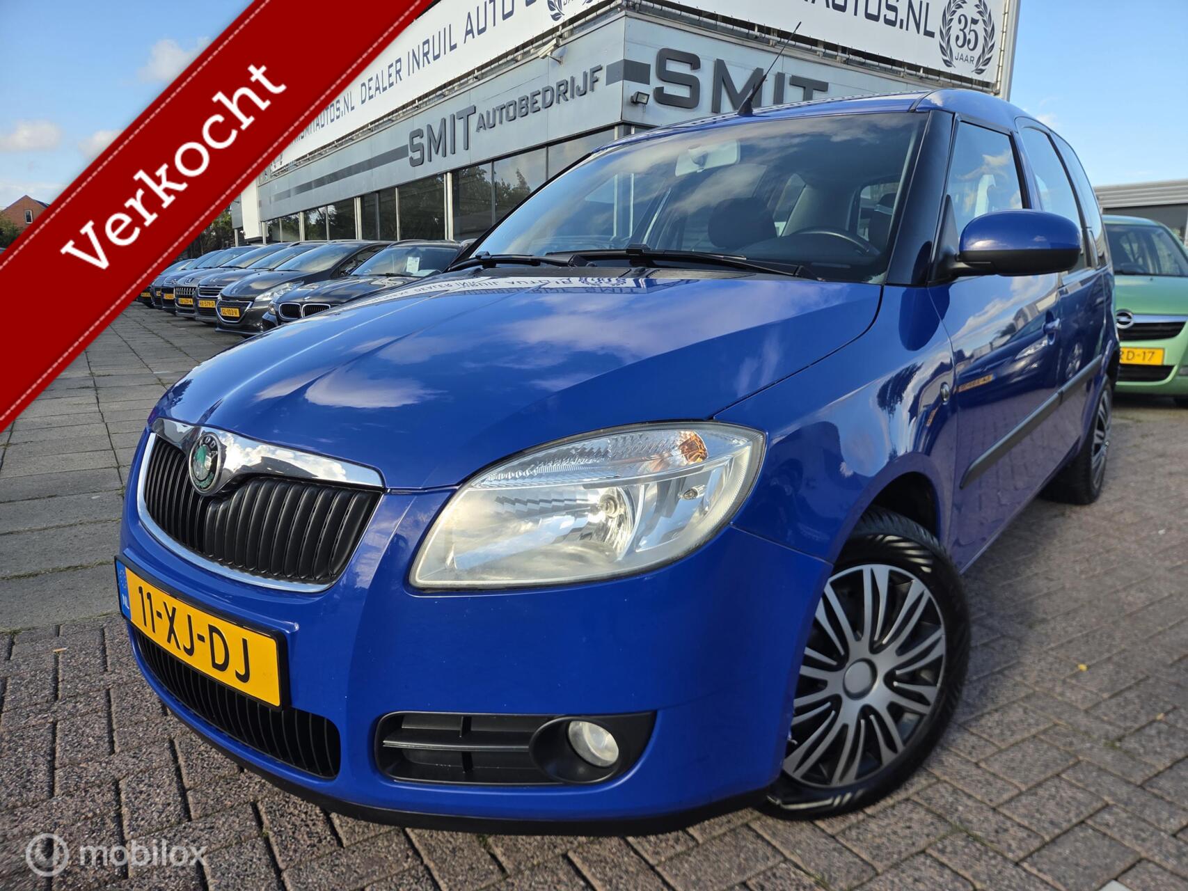 Skoda Roomster 1.6-16V Style AUT/AC/CC/Dealer ond. 2007 - voorkant