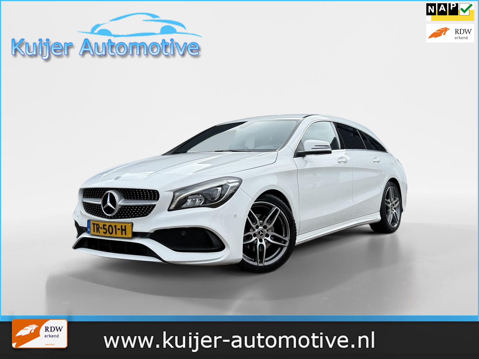 Mercedes-Benz Cla-klasse Shooting Brake 180 Business Solution AMG Upgrade Edition 2018 - voorkant
