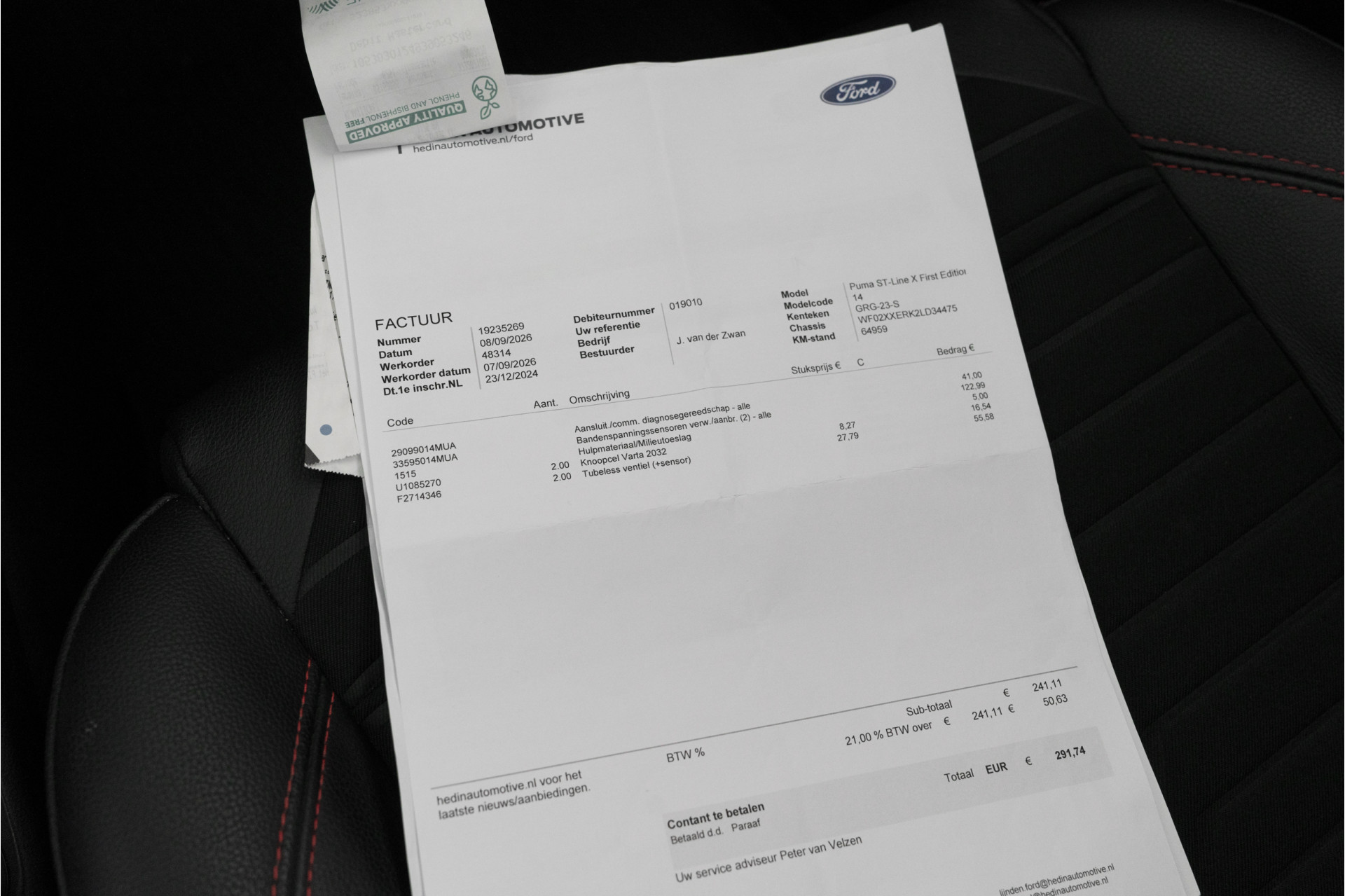 Foto van Ford Puma