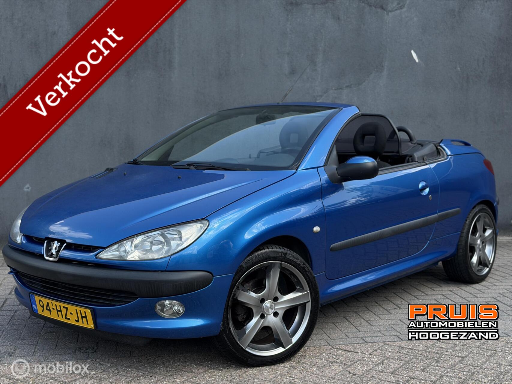 Peugeot 206 CC 1.6-16V 2002 - voorkant
