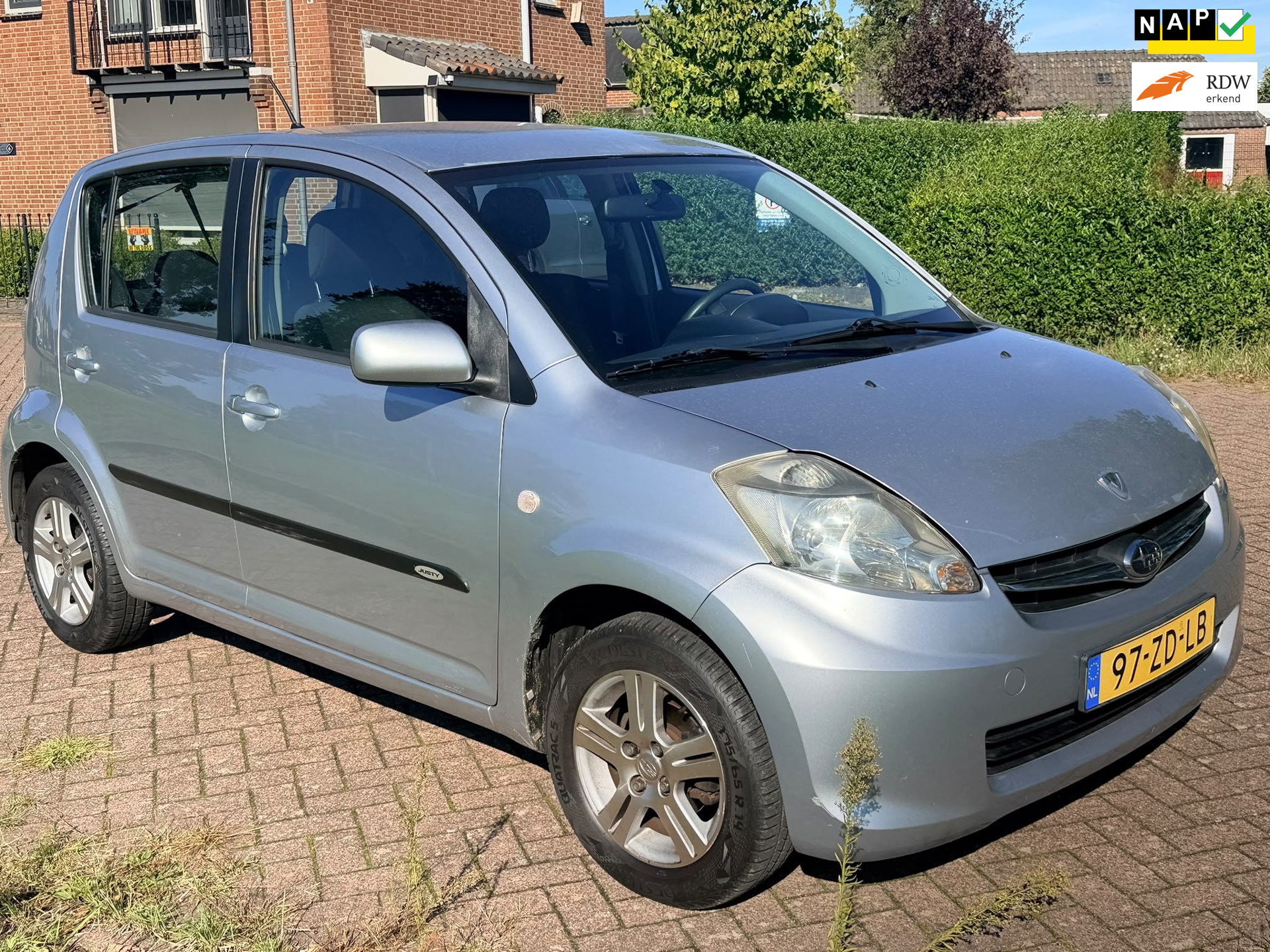 Subaru Justy 1.0 Comfort- mooi auto zuiing grote beurt gehad 2008 - voorkant