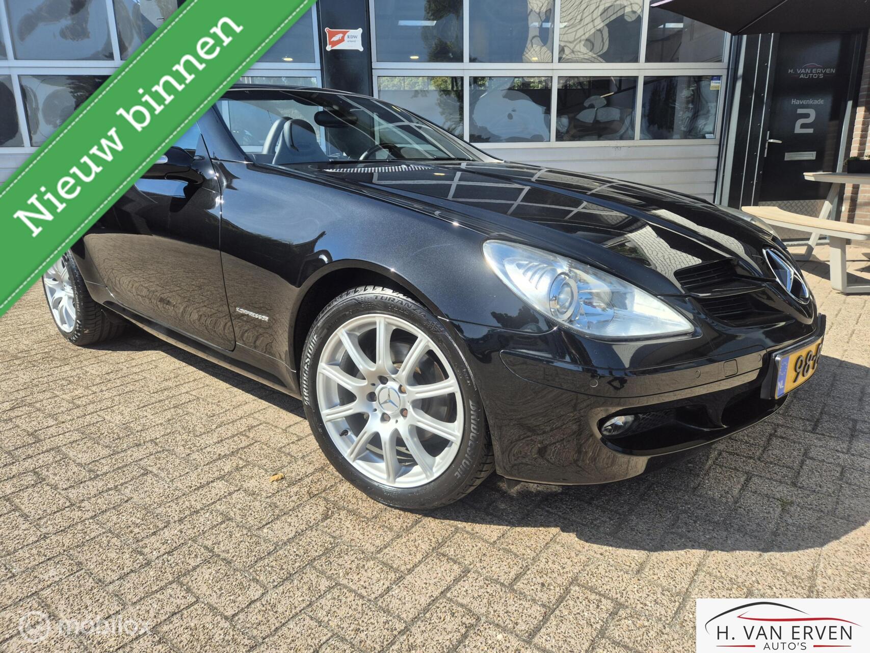 Mercedes-Benz SLK 200 Kompressor 200 K. LEDER 17" XENON PDC NAP 2004 - voorkant