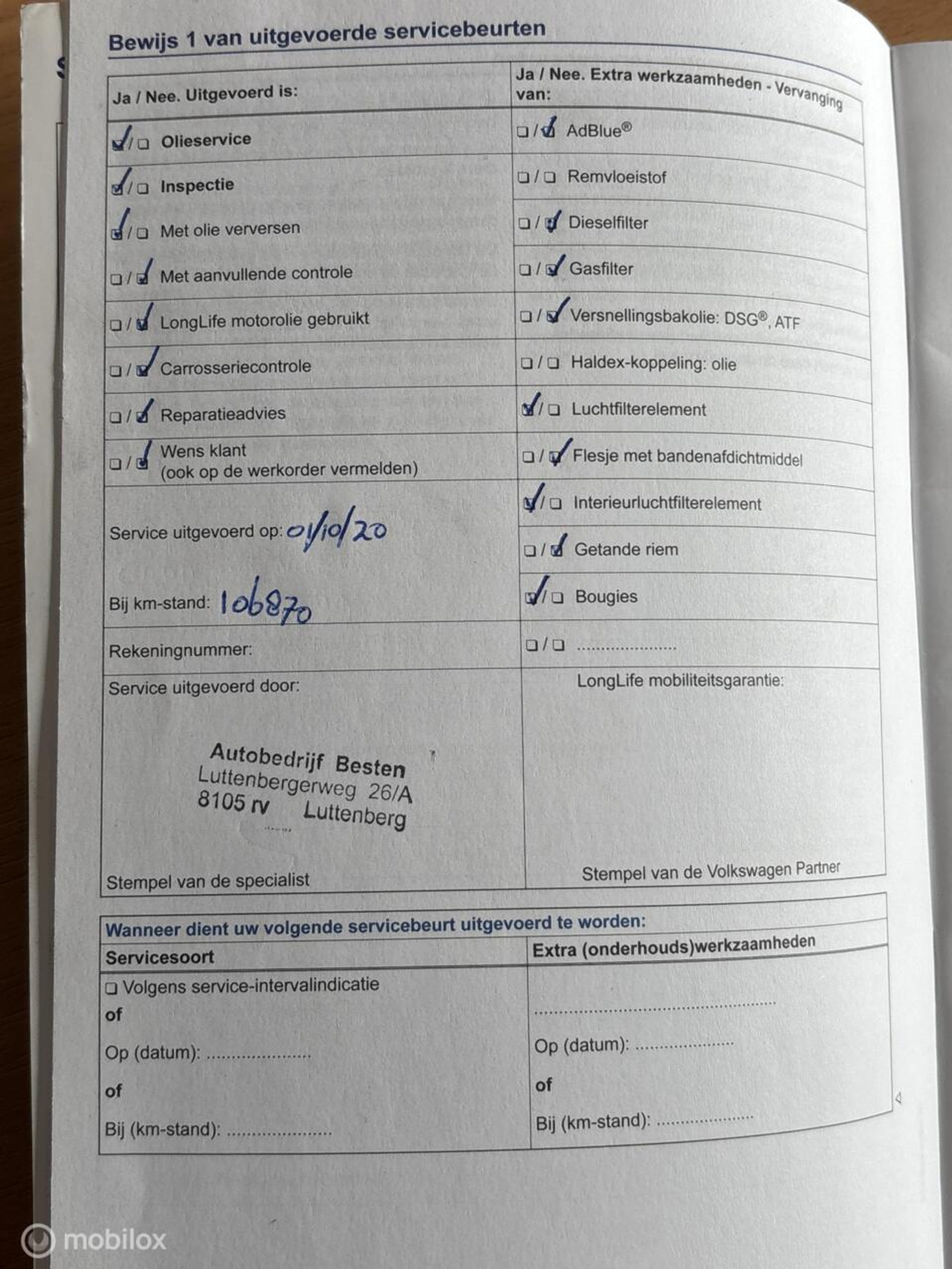 Foto van Volkswagen Up