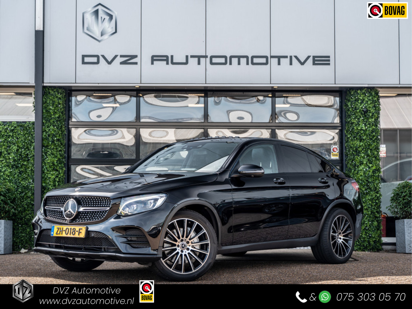 Mercedes-Benz GLC 350 E 4Matic 350e 4MATIC Premium Plus AMG Night | Luchtvering | Burmester | Pano | Ventilatie 2018 - voorkant