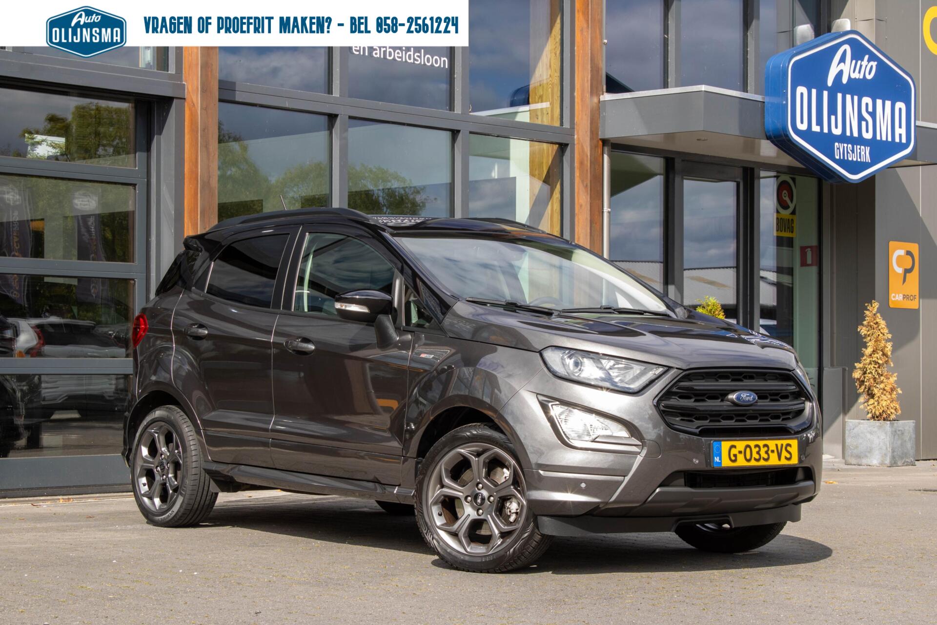 Ford Ecosport 1.0 EcoBoost ST-Line Black|Pano|Stoel & Stuur Verwarming|Camera| 2019 - voorkant