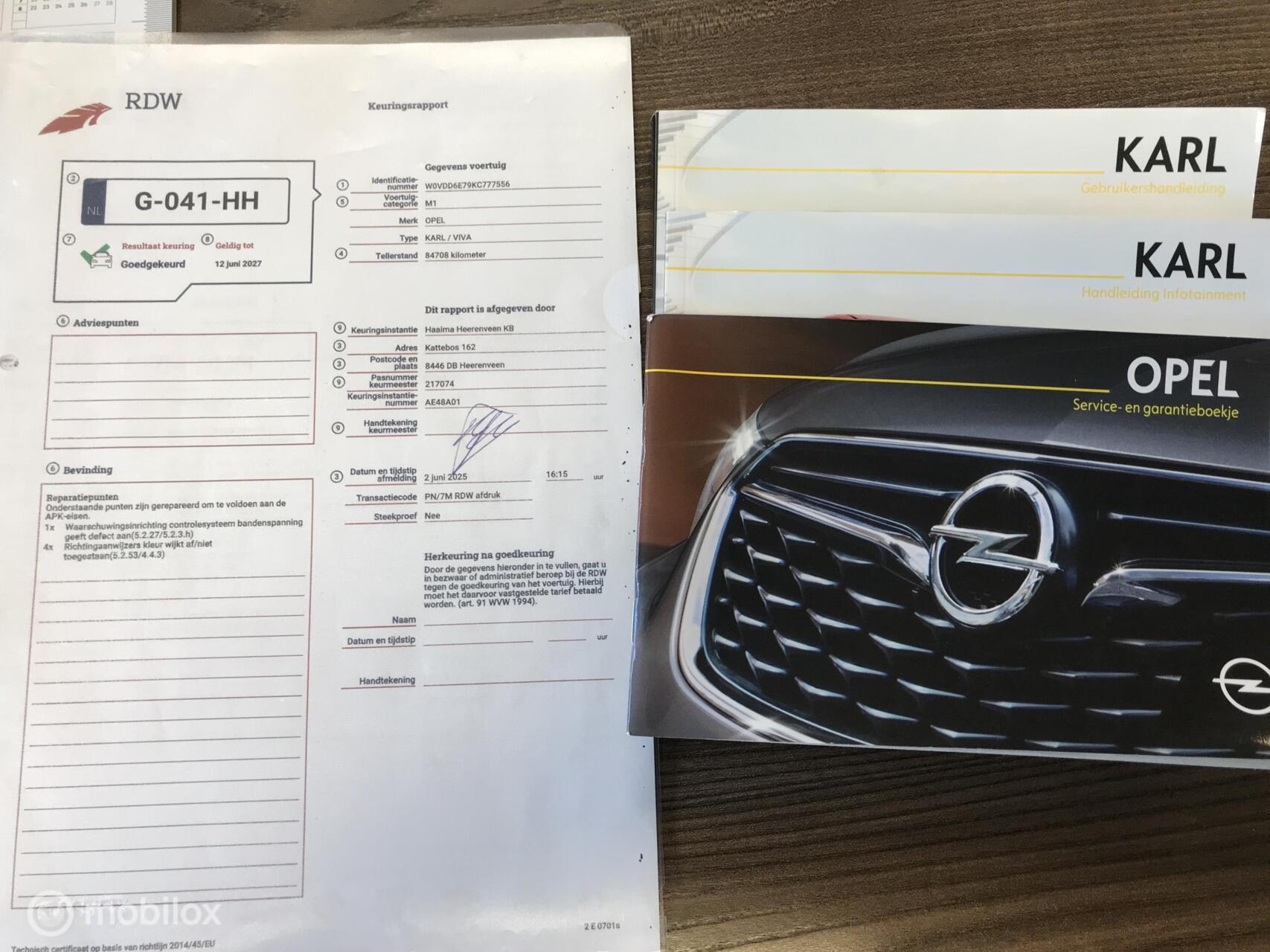 Foto van Opel Karl / Viva