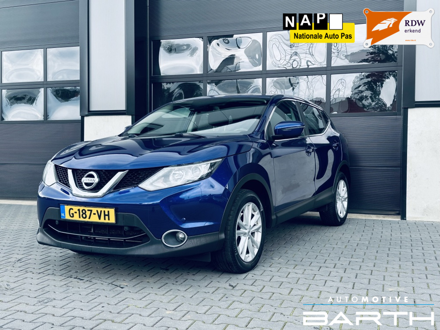 Nissan Nissan Qashqai 1.2 Tekna | Nette Auto | Clima | Navi | Led | Cruise | 2015 - voorkant
