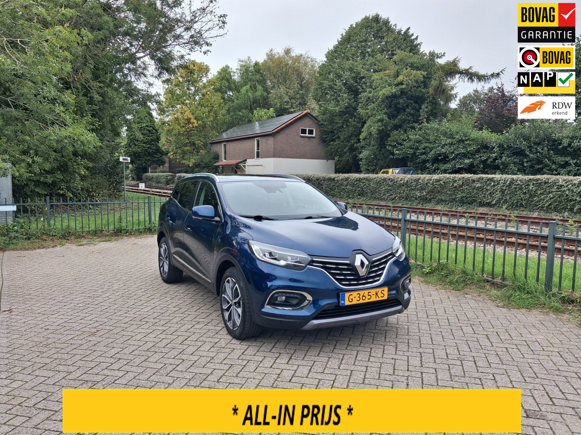 Renault Kadjar 1.3 TCe Intens navi pdc camera trekhaak 28000km 1e eig. ALLINPRIJS 2019 - voorkant