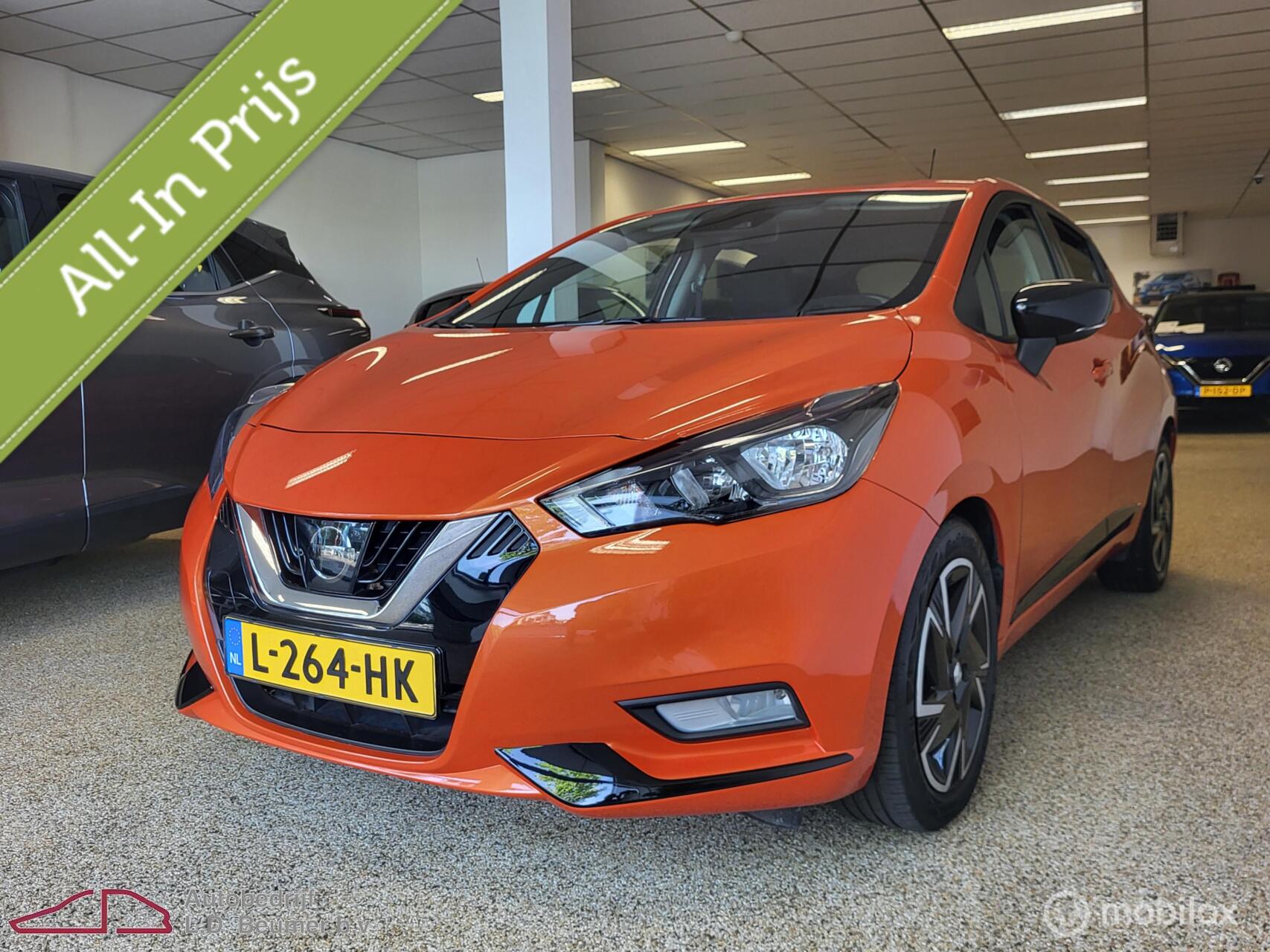 Nissan Nissan Micra 1.0 IG-T N-Design Navi *NL, 1e EIG, RIJKLAARPRIJS!* 2021 - voorkant