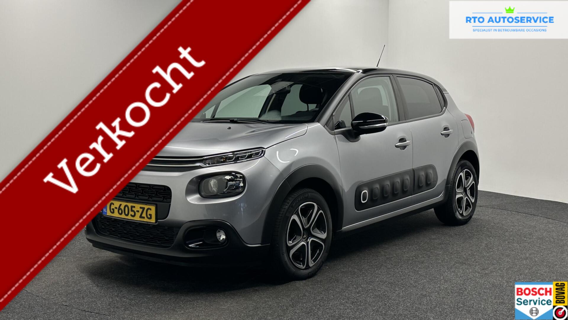 Citroen C3 1.2 PureTech S&S Shine CARPLAY NAVI CRUISE ECC LM. 2019 - voorkant