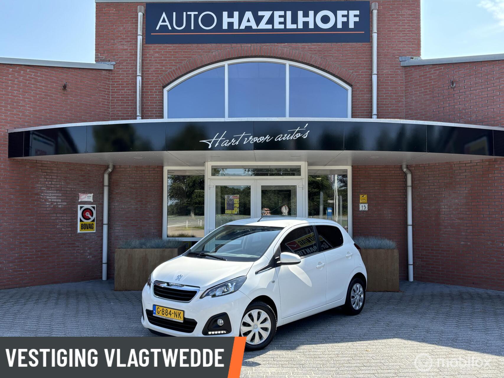 Peugeot 108 1.0 e-VTi Active | Airco | Bluetooth | Privacy glas | 2019 - voorkant