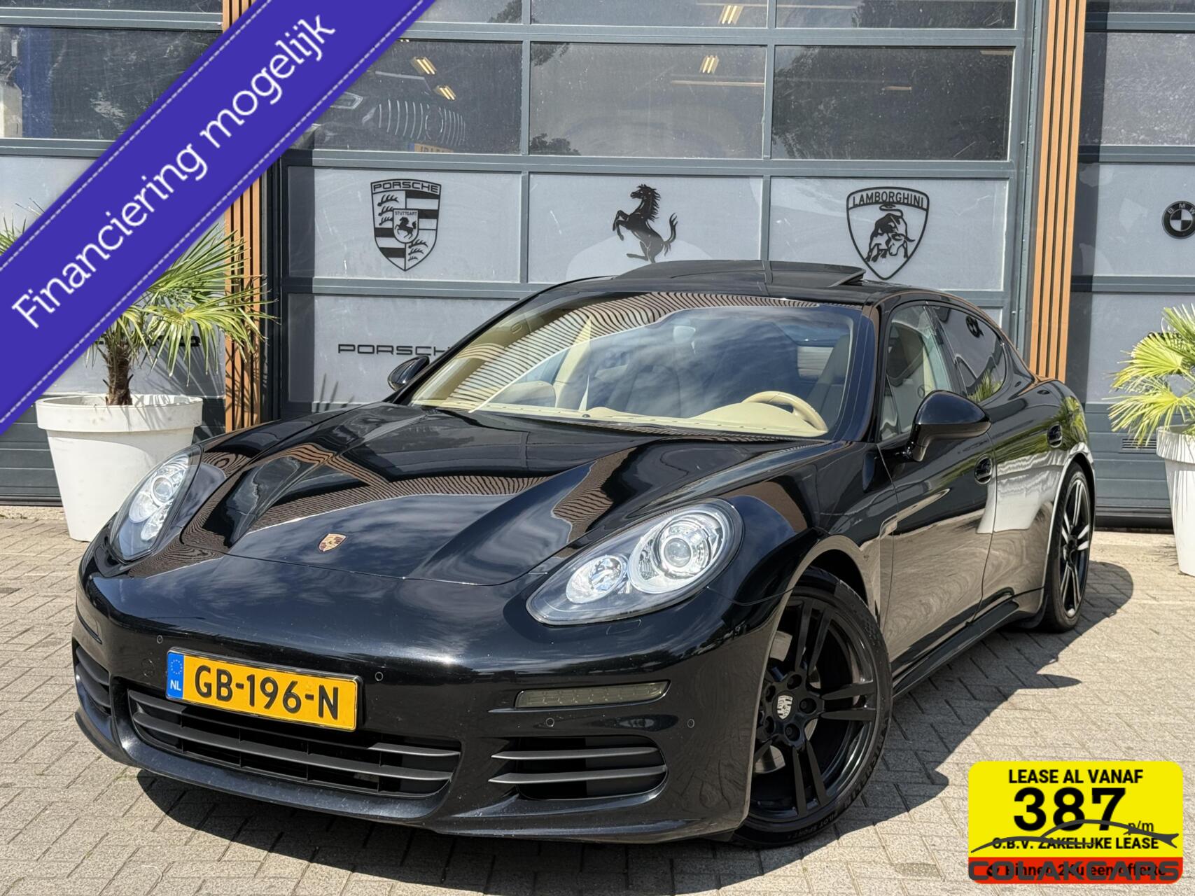 Porsche Panamera Diesel 3.0 D/300pk/Facelift/Schuifdak/NAP/Luchtver 2014 - voorkant