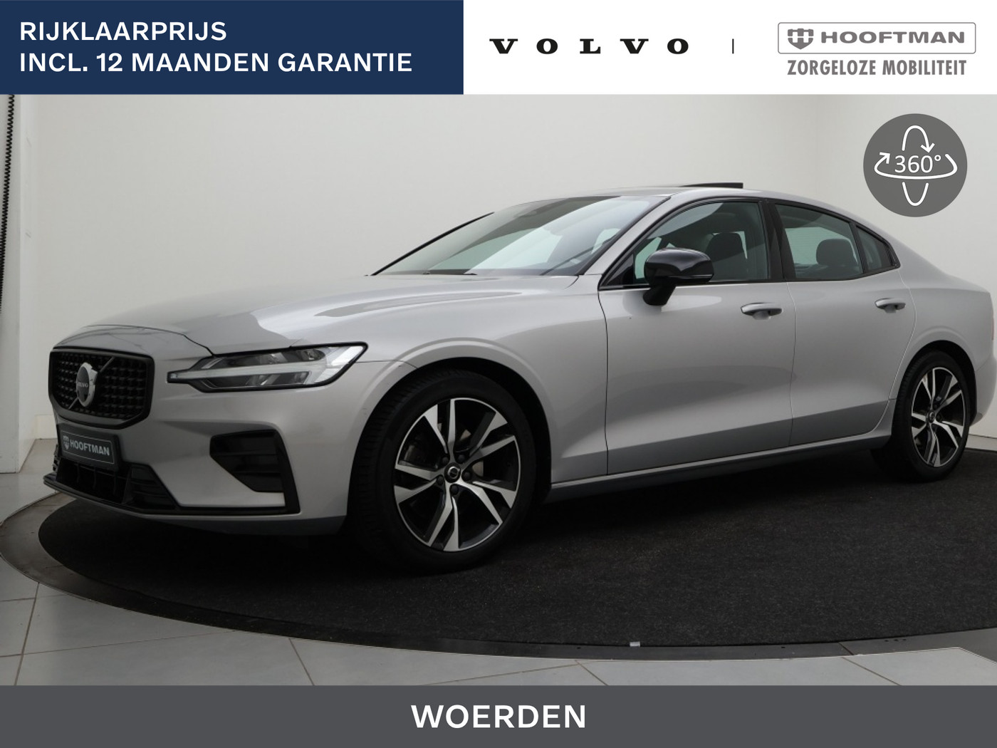 Volvo S60 B3 AUT(7) PLUS DARK SCHUIFDAK ACC BLIS KEYLESS NAVI CAMERA 18INCH 2022 - voorkant
