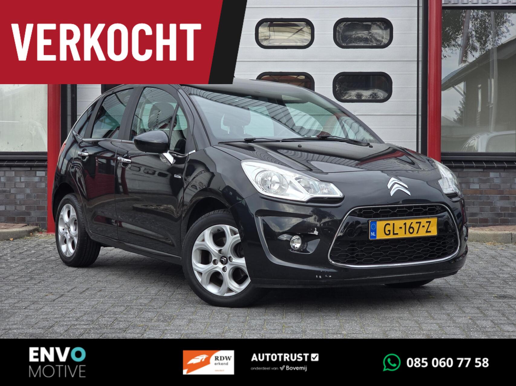 Citroen C3 1.6 VTi Exclusive Automaat Pano/PDC/Clima/Cruise 2011 - voorkant