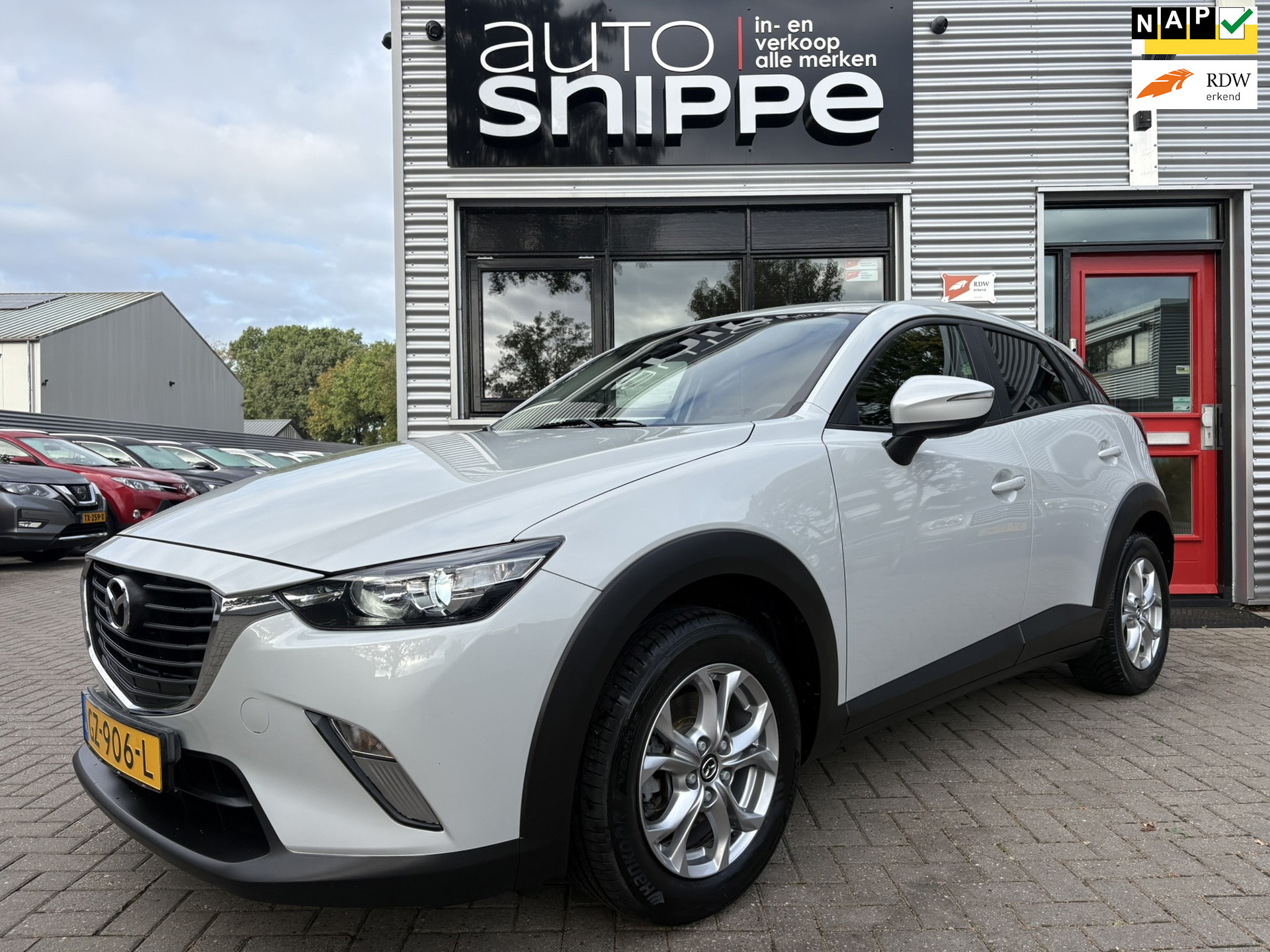 Mazda Mazda Cx-3 2.0 SkyActiv-G 120 TS -AUTO AIRCO-LED-CRUISECONTROL-TREKHAAK-BLUETOOTH-NAVI-LICHTMETALEN VELGEN-ORIGINEEL NEDERLANDS! 2015 - voorkant