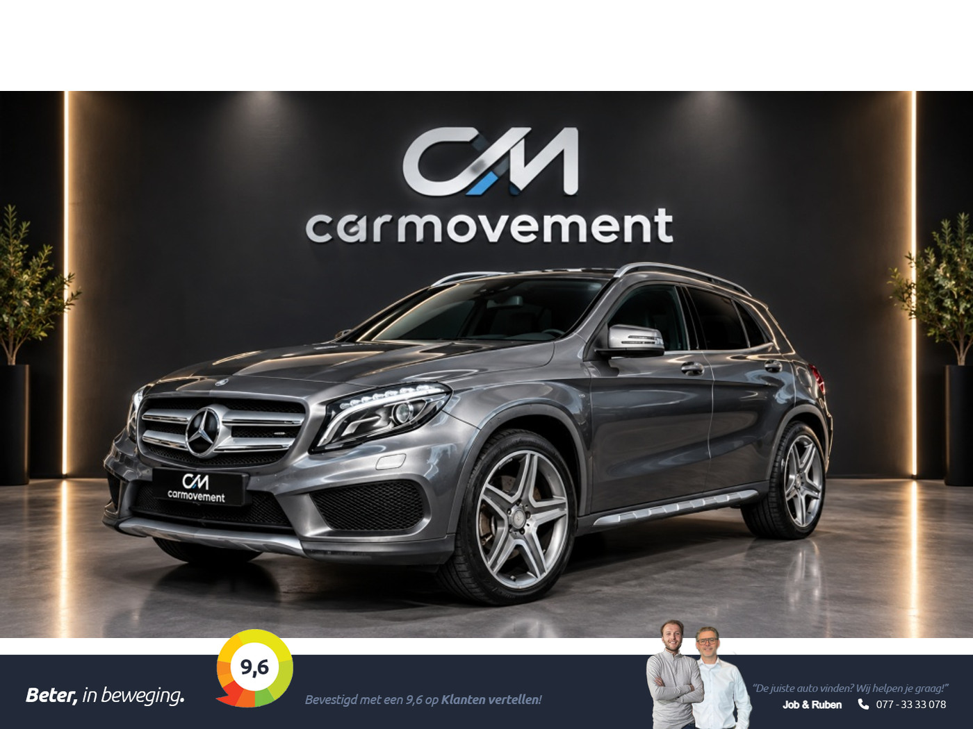 Mercedes-Benz Gla 180 180 Aut. AMG-Styling I Camera I Spiegel-Pakket I Xenon I Stoelverwarming 2015 - voorkant