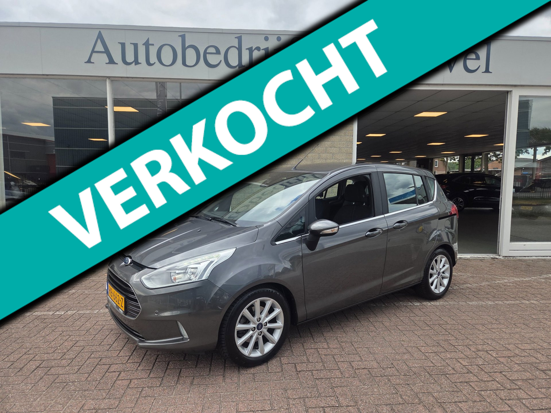 Ford B-max 1.0 EcoBoost Titanium *Camera*Navi*Voorruit verw.*Cruise* Rijklaar 2015 - voorkant
