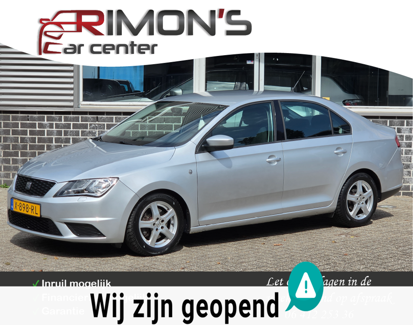 Seat Toledo 1.2 TSI Businessline High Stoelverwarming Airco 2013 - voorkant