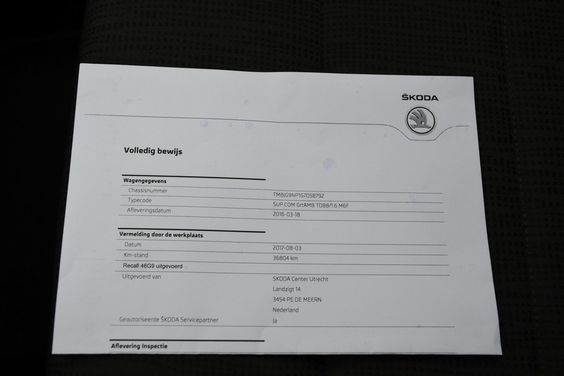 Foto van Skoda Superb