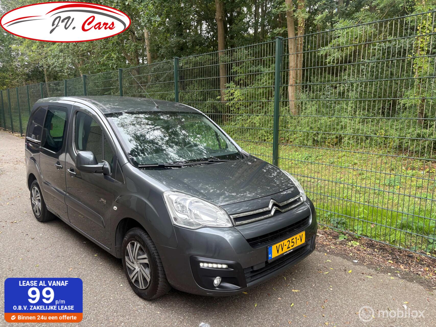 Citroen Berlingo 1.6 BlueHDI 100 Business S&S AUTOM. 2016 - voorkant