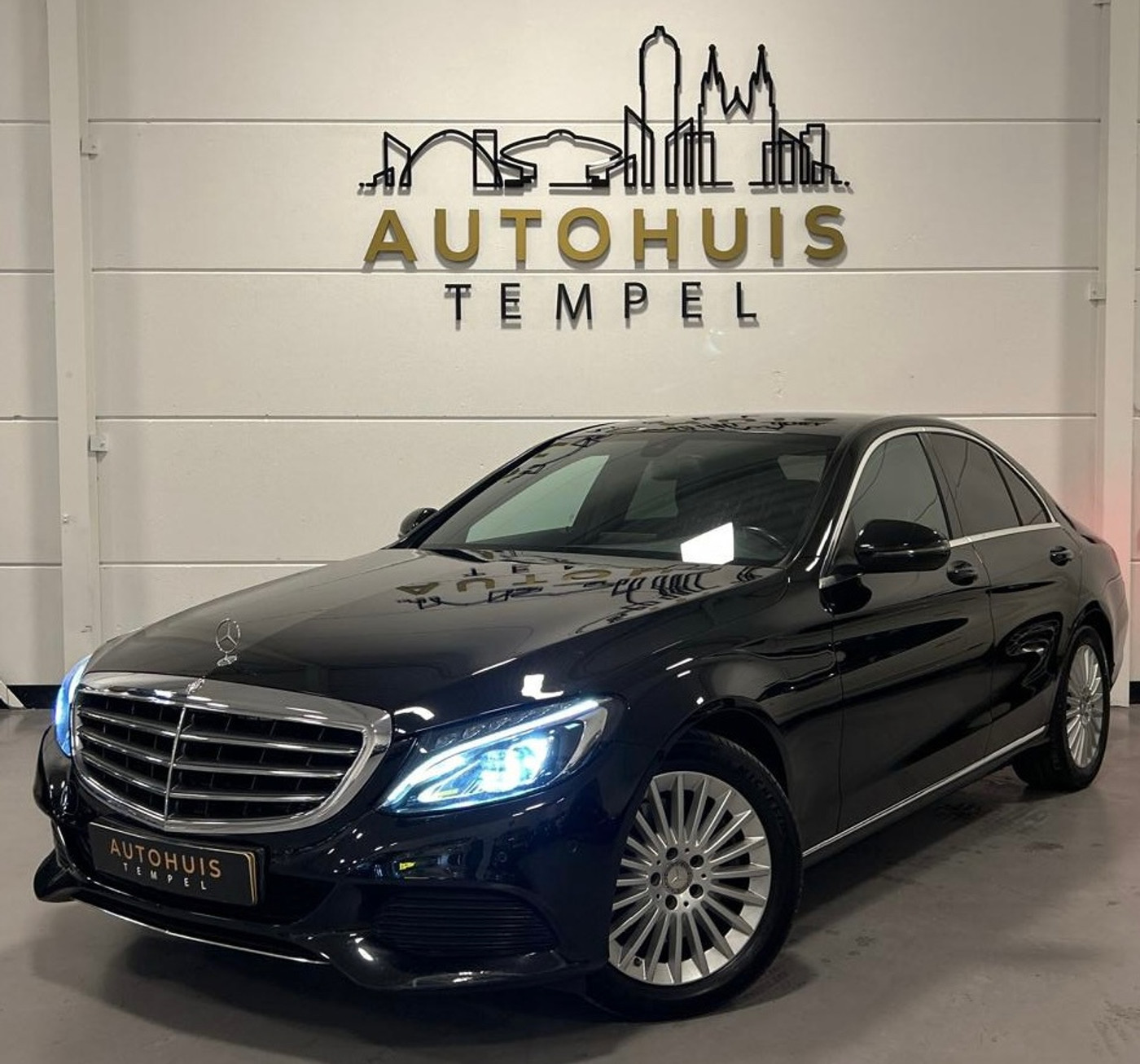 Mercedes-Benz C 300 H 300 CDI HYBRID Prestige Automaat Cruise Leder Cruise Climate 2016 - voorkant