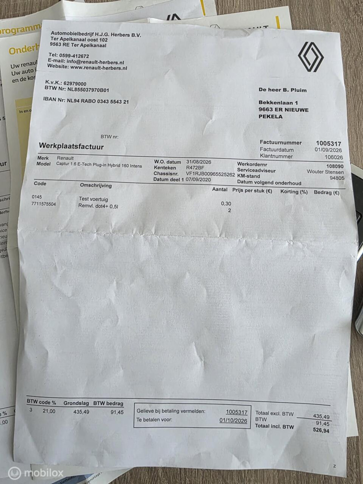 Foto van Renault Captur (e-tech Plug-in Hybrid)
