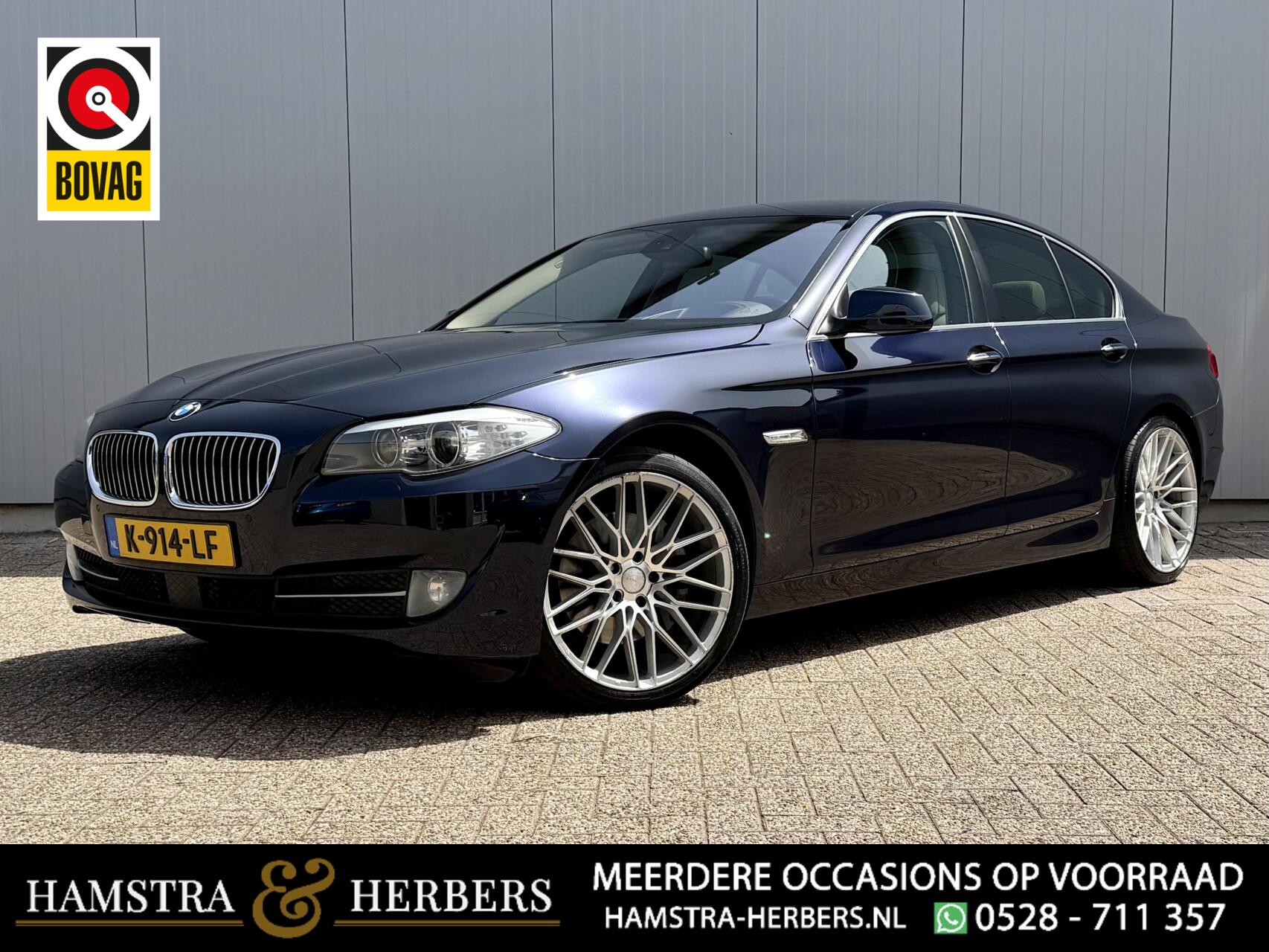 BMW 5-serie 535xi High Executive | HUD | Adaptive Cruise | 306 PK 2012 - voorkant