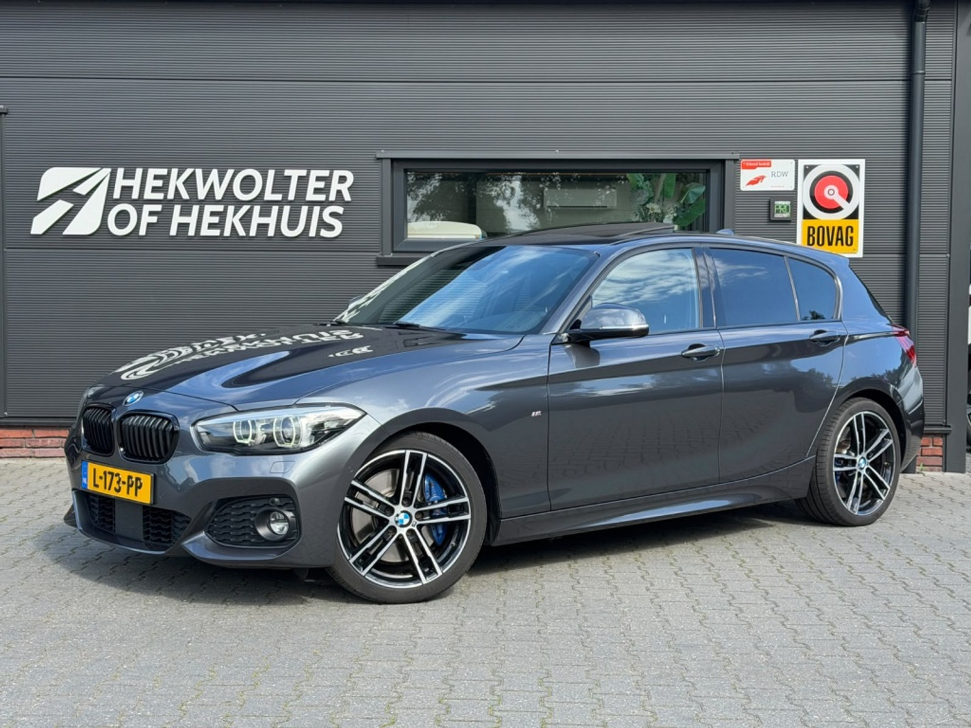 BMW 125i 125i High Executive M-Sport 224PK LCI | Panodak | H/K | LED | Keyless | Leder 2018 - voorkant