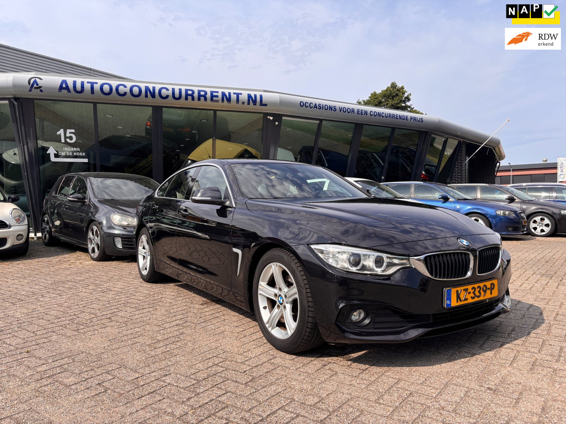 BMW 420i 420i Centennial High Executive Head-up , Carplay, Leder, Inruil mogelijk. 2017 - voorkant