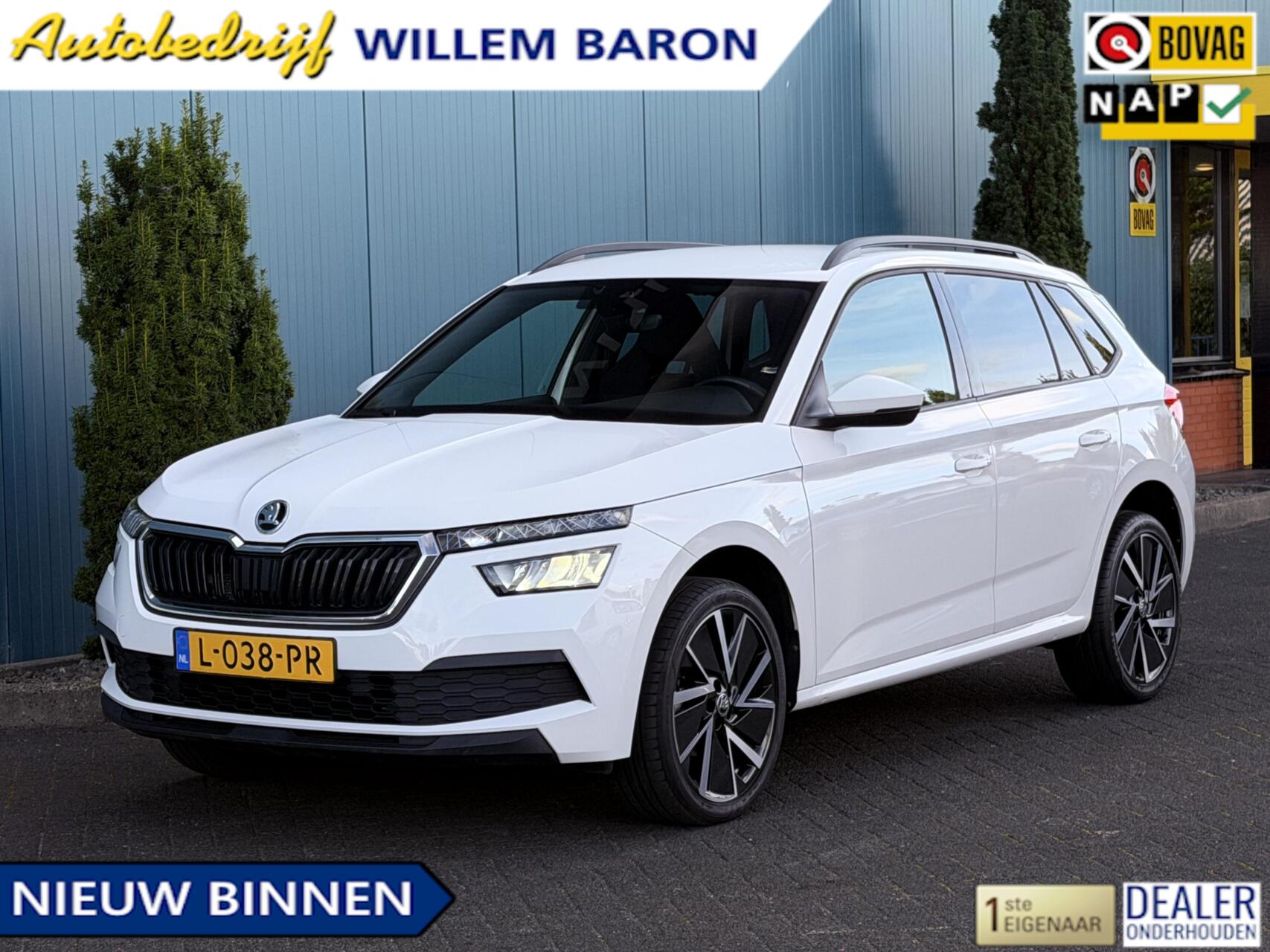 Skoda Kamiq 1.0 TSI Sport Business NAV.VIA.APP | CRUISE | DAB | LED | PDC | 18'LMV | 1'EIG | NAP 2021 - voorkant