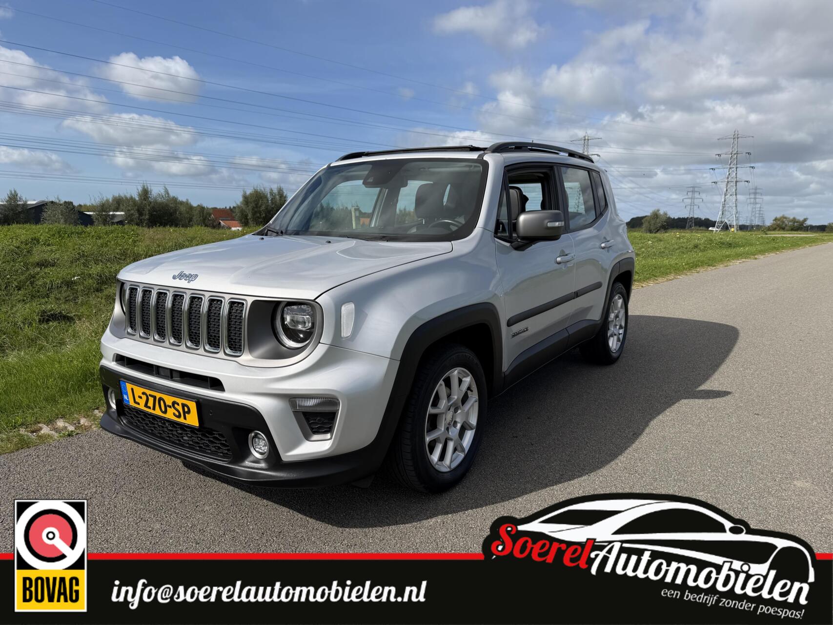 Jeep Renegade 1.0T Limited 2018 - voorkant