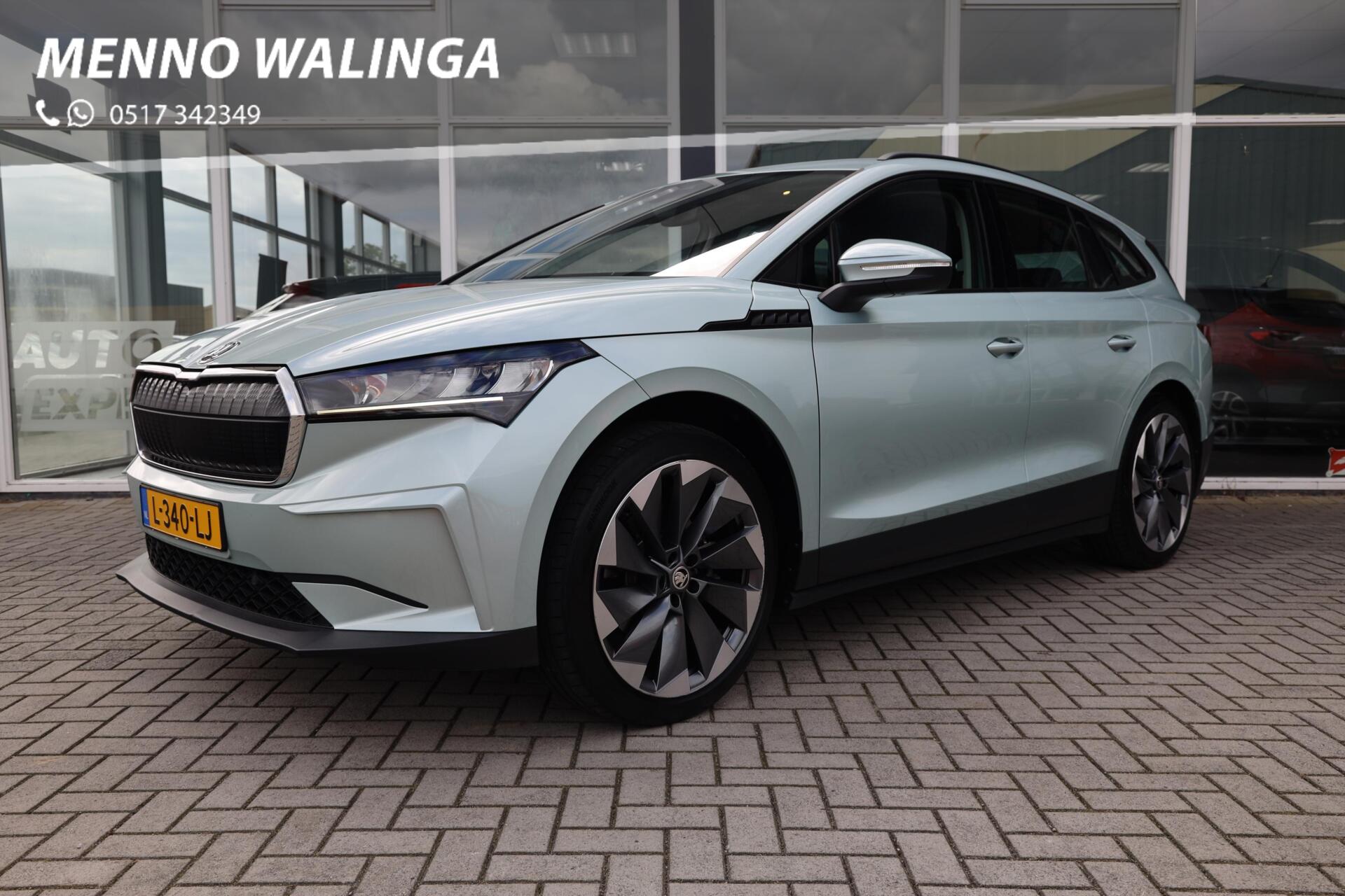 Skoda Enyaq 60 60|SOH 93%|Trekhaak|Apple Carplay+Android auto|Cruise|3-Fase 2021 - voorkant