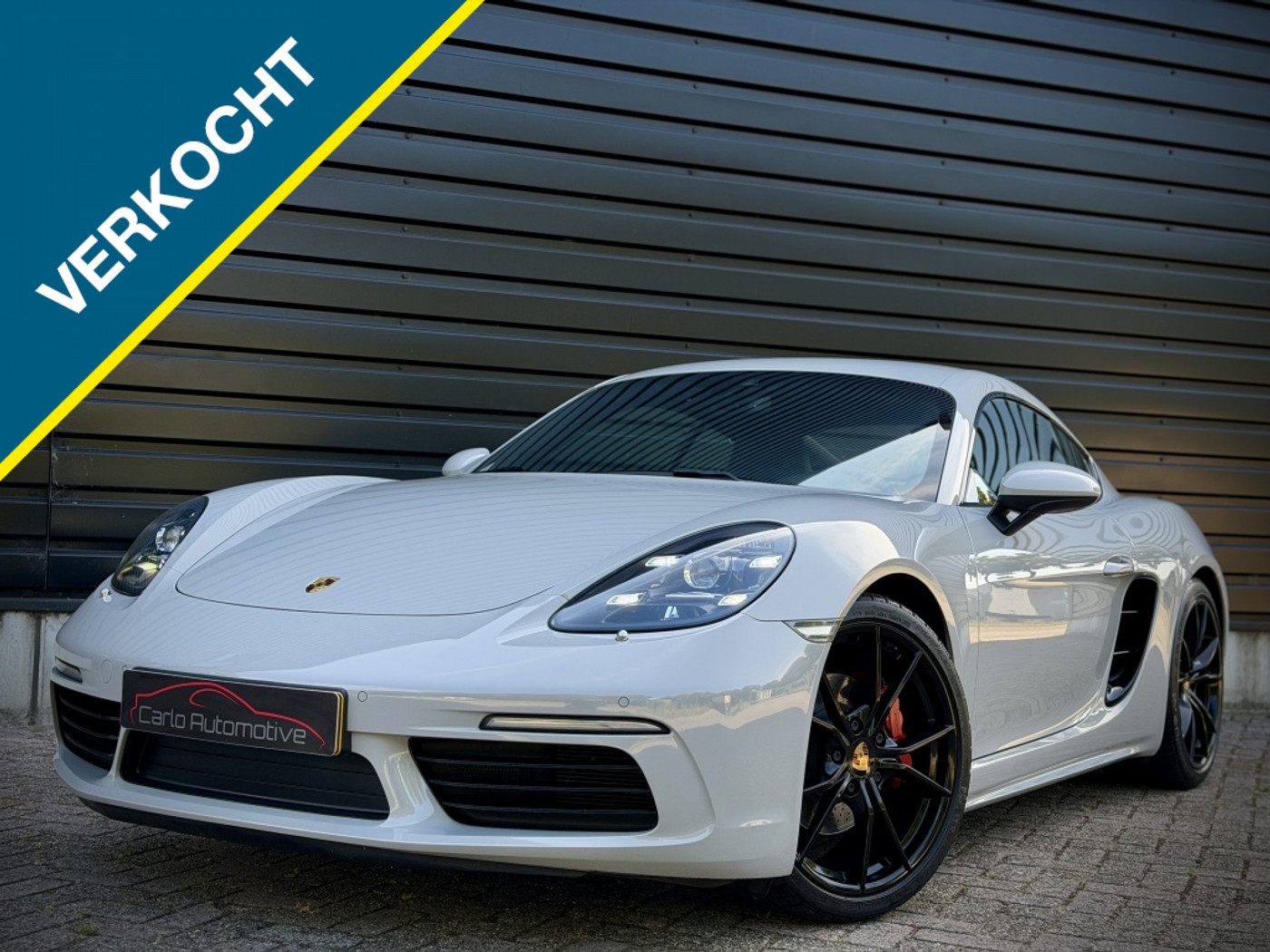 Porsche 718 Cayman 2.0 PDK|SPORTUITLAAT|KREIDE|18 W|PASM|BOSE 2019 - voorkant