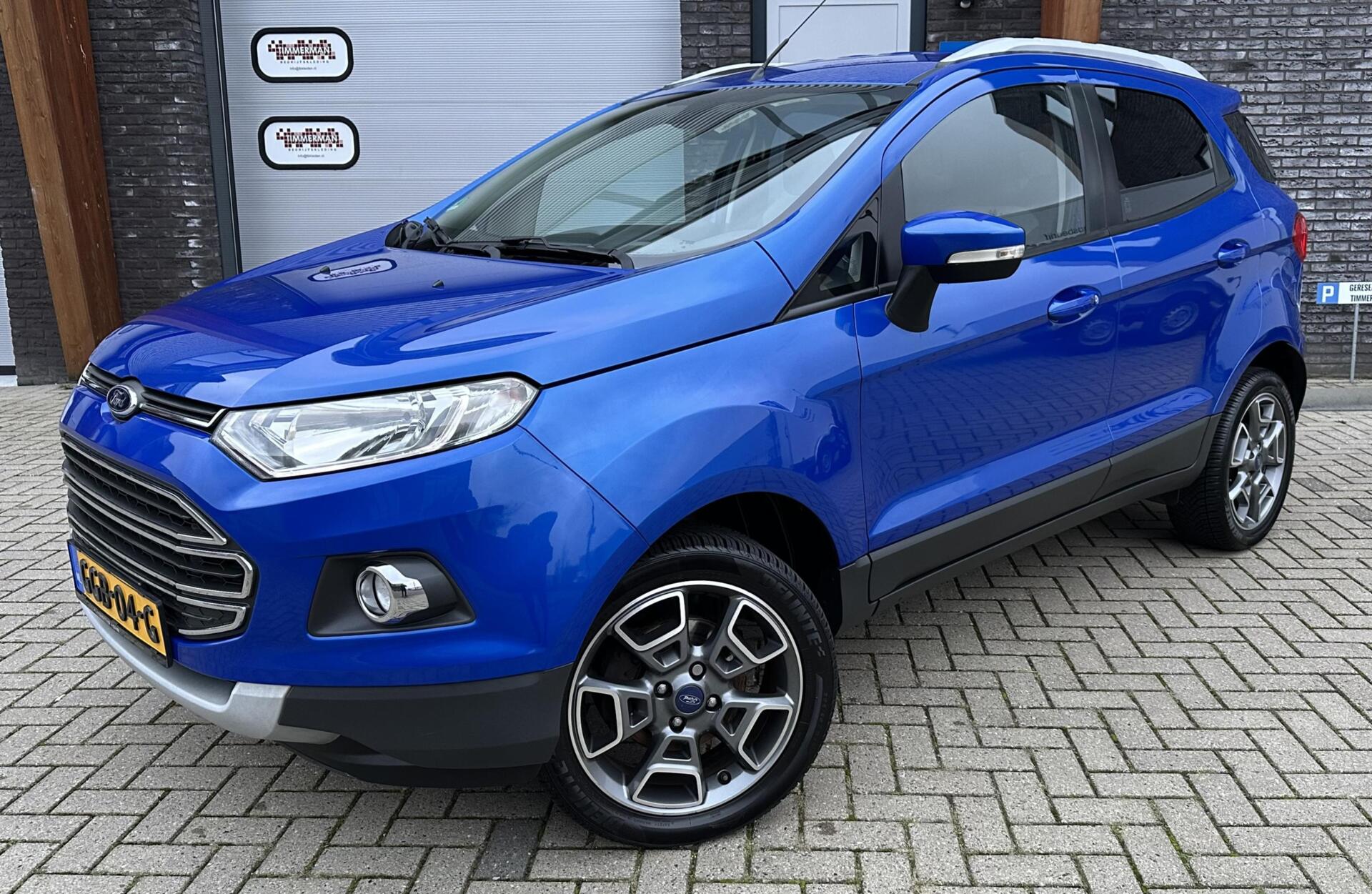 Ford Ecosport 1.0 EcoBoost Titanium LED/MF-STUUR/PDC/AUX/17" 2014 - voorkant
