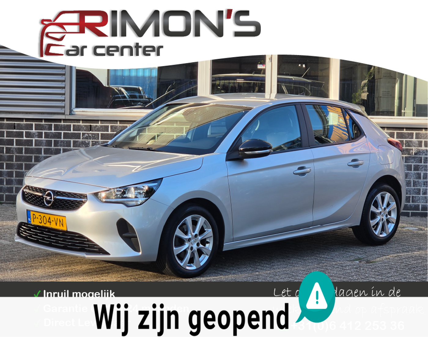 Opel Corsa 1.2 Edition Dealer Onderhouden Carplay Navi 2022 - voorkant