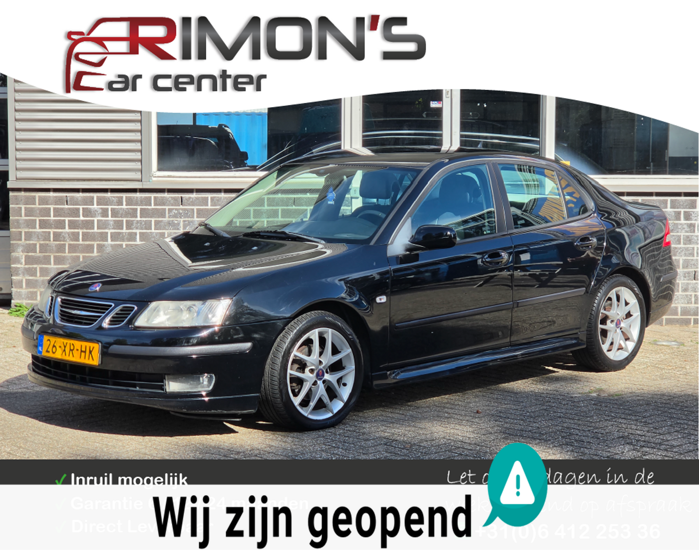 Saab Saab 9-3 1.8t Linear Automaat Leder Apk 09-2027 2007 - voorkant