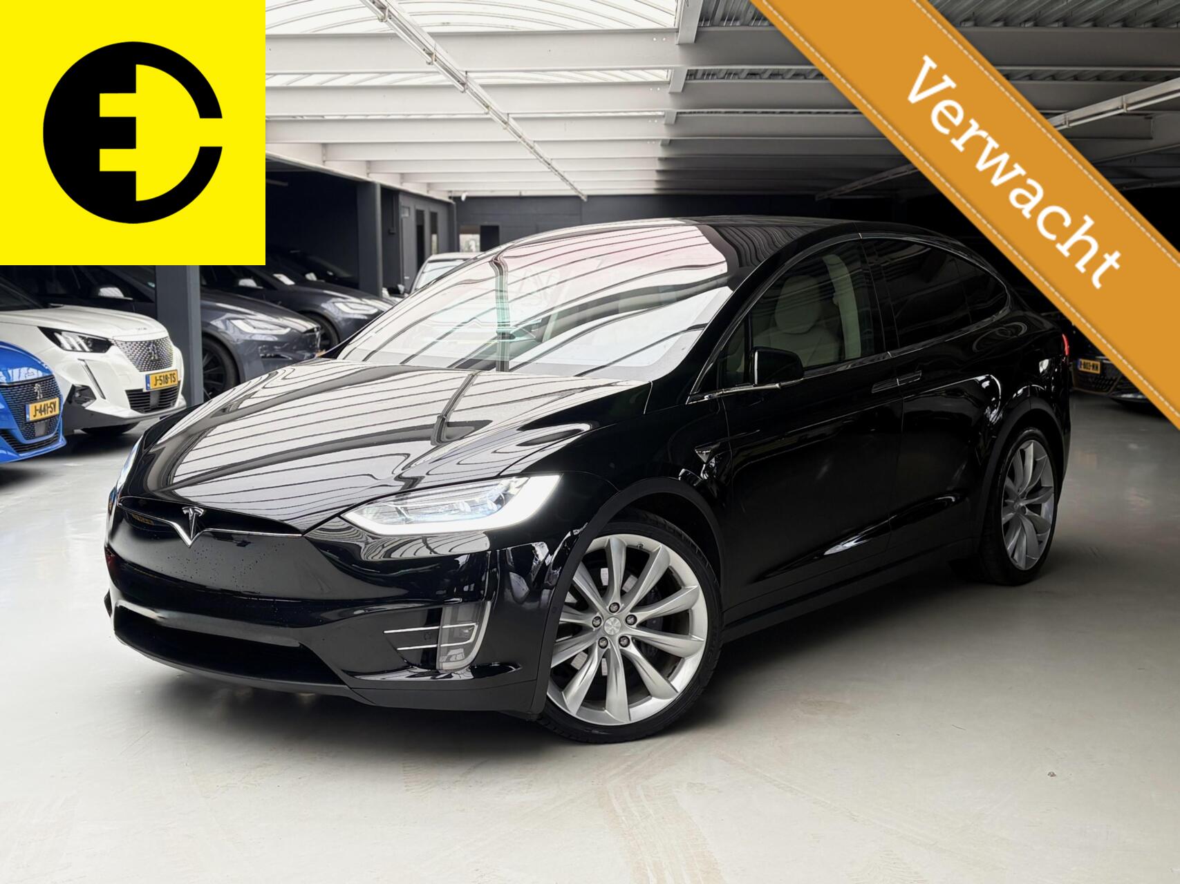 Tesla Model X 100D | SOH 87,2% | Trekhaak | Luchtvering 2018 - voorkant