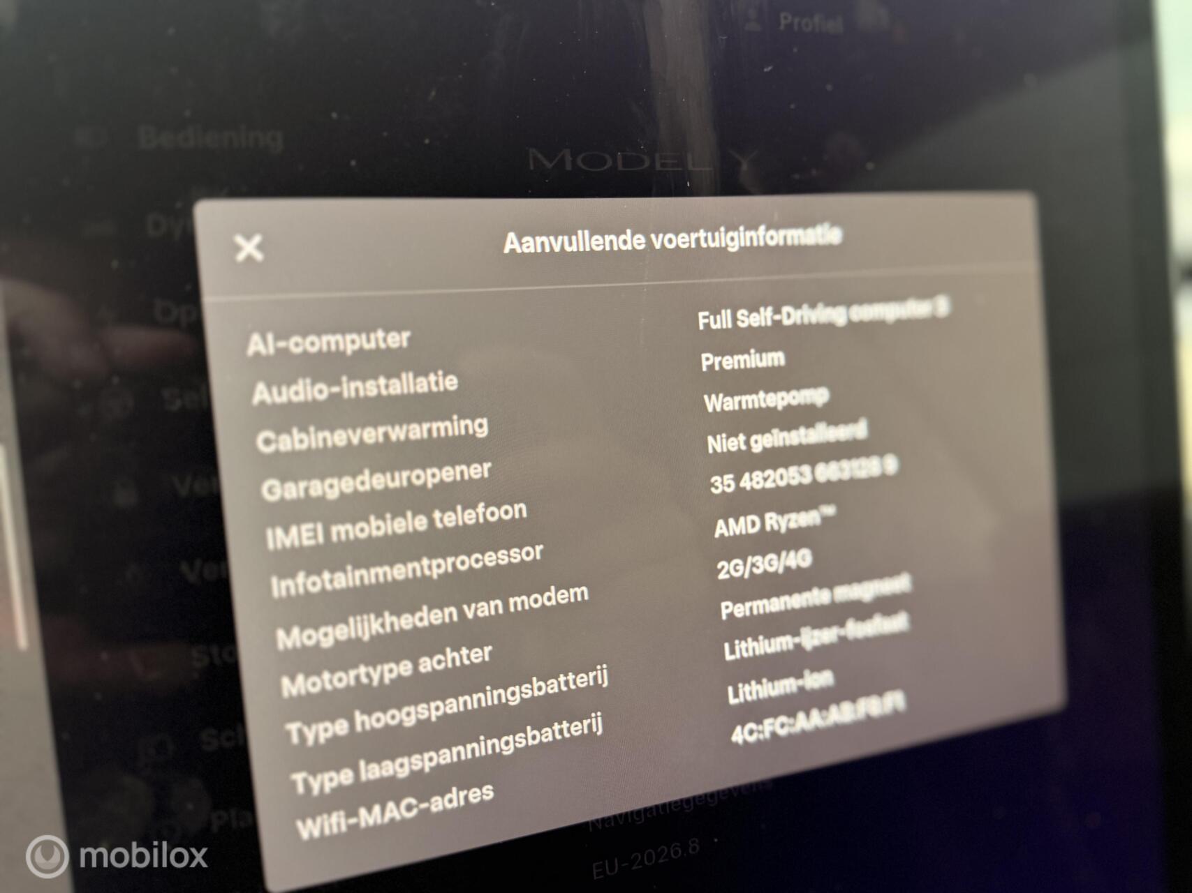 Foto van Tesla Model Y