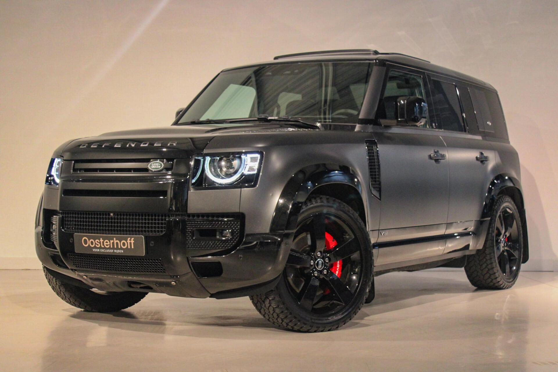 Land Rover Defender 5.0 P525 110 V8 Grijs Kenteken 2023 - voorkant